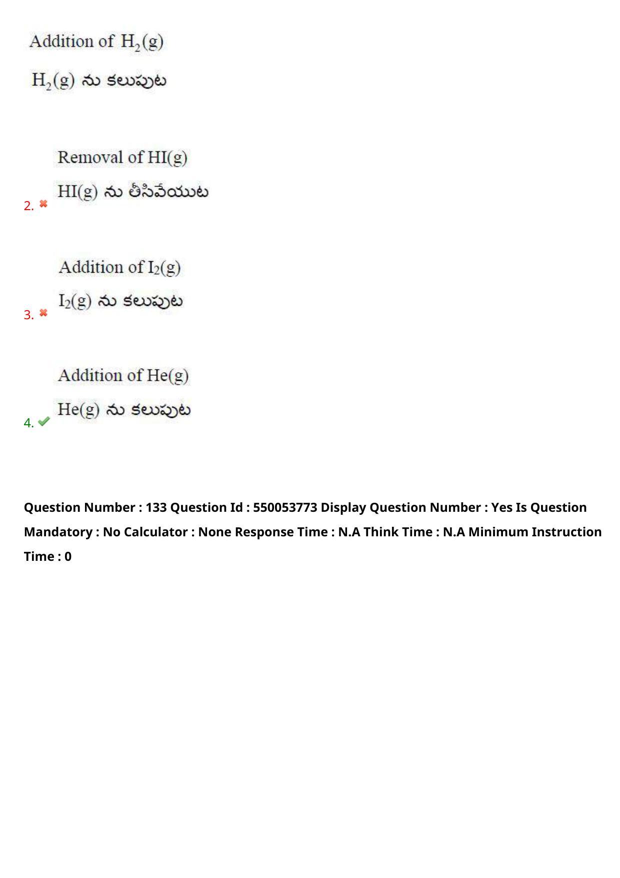 AP EAPCET 2023 - 16 May 2023 Afternoon- Master Engineering Question Paper With Preliminary Keys - Page 108