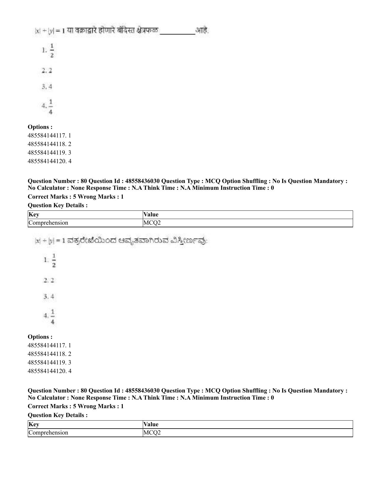 CUET 2023 Domestic Shift 1 Question Papers - 22 June 2023 - Page 246