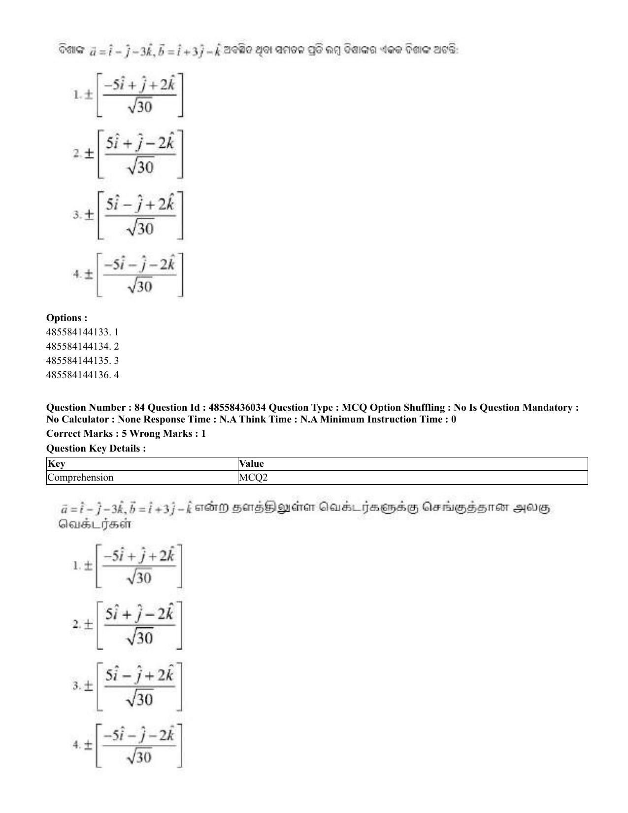 CUET 2023 Domestic Shift 1 Question Papers - 22 June 2023 - Page 281