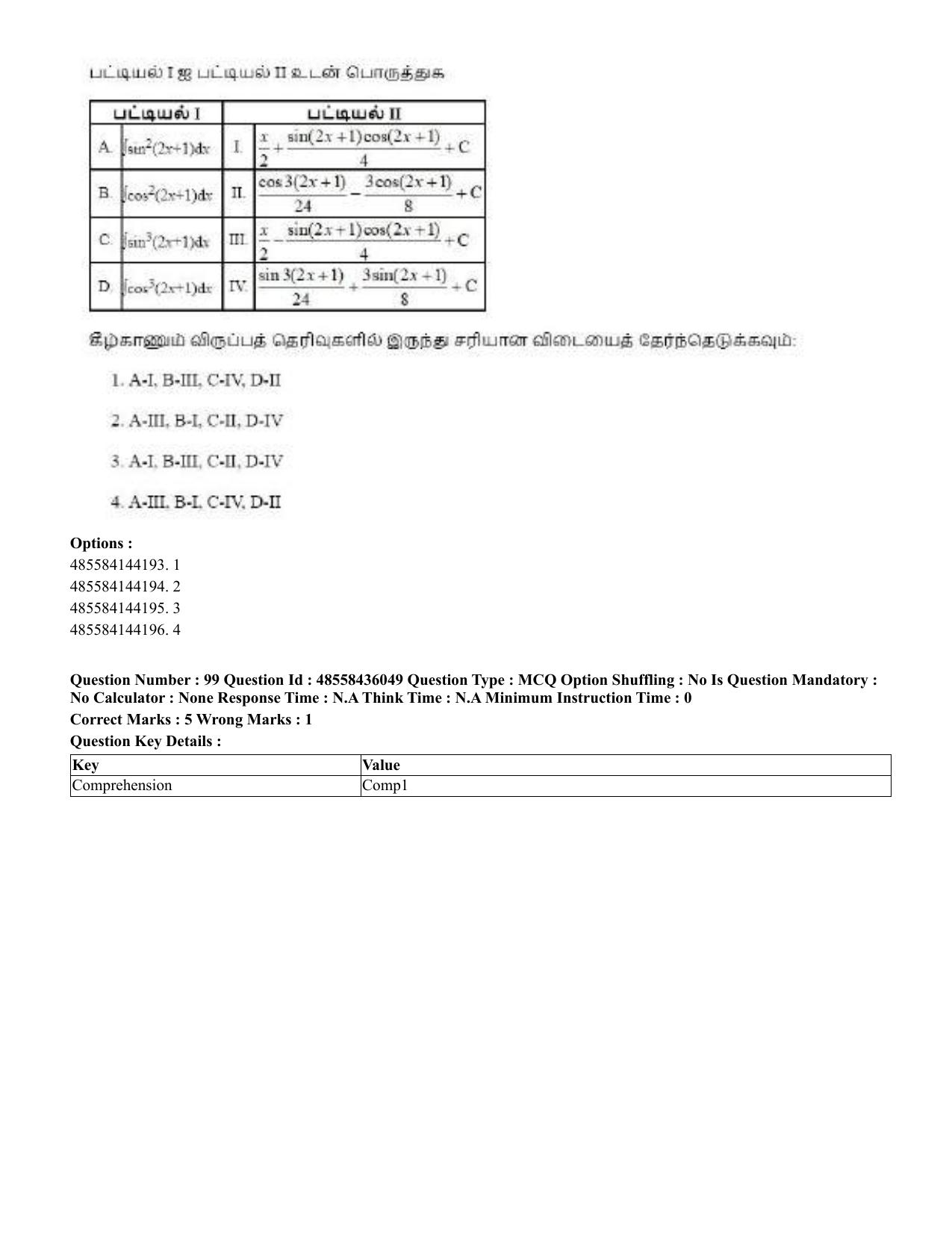CUET 2023 Domestic Shift 1 Question Papers - 22 June 2023 - Page 395