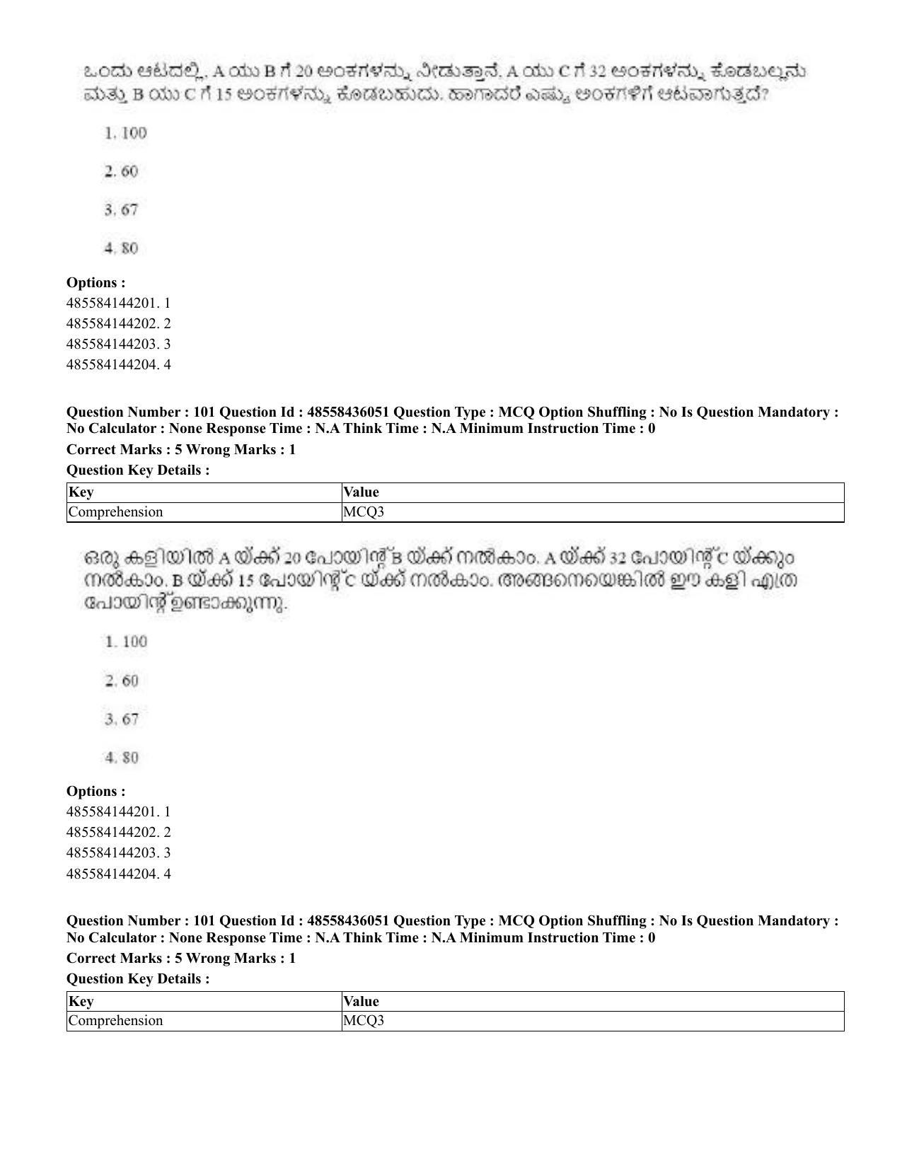 CUET 2023 Domestic Shift 1 Question Papers - 22 June 2023 - Page 415