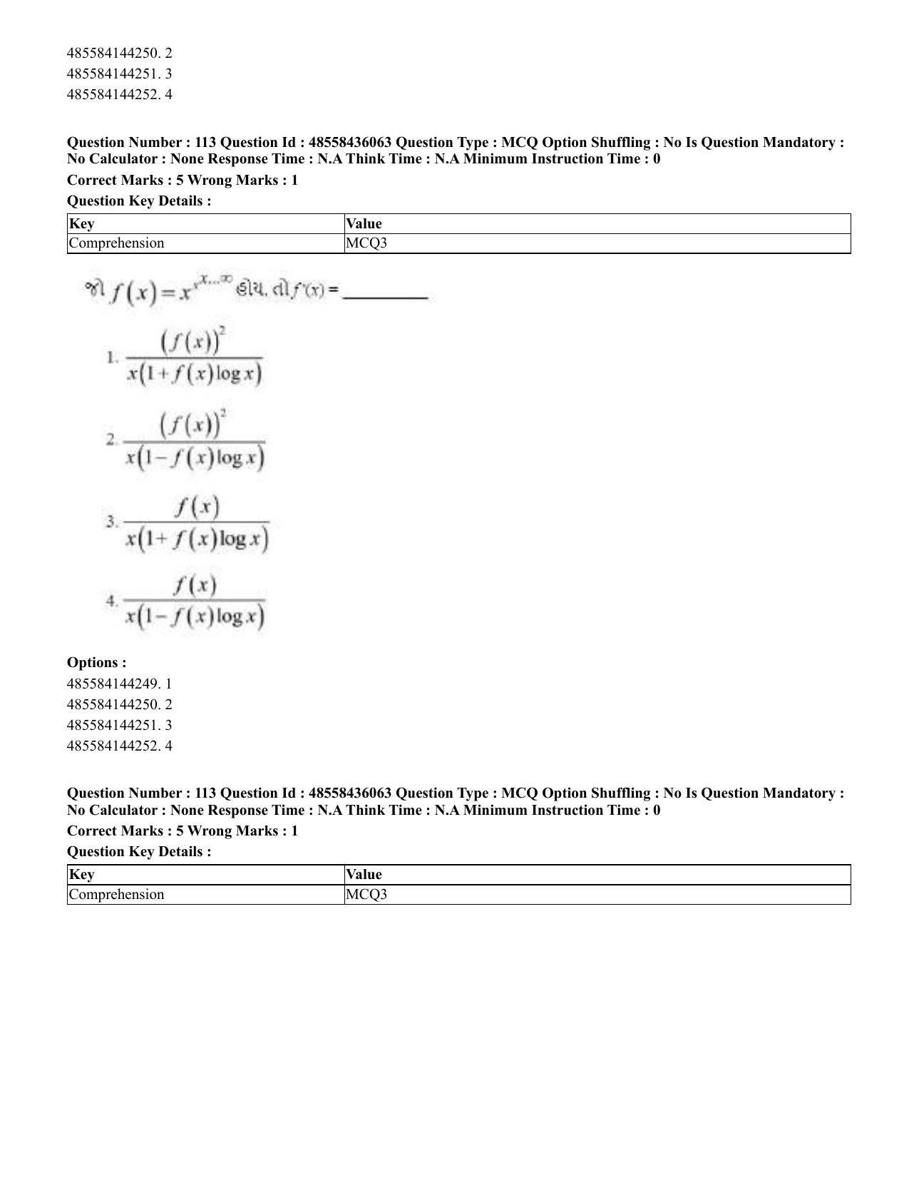 CUET 2023 Domestic Shift 1 Question Papers - 22 June 2023 - Page 498