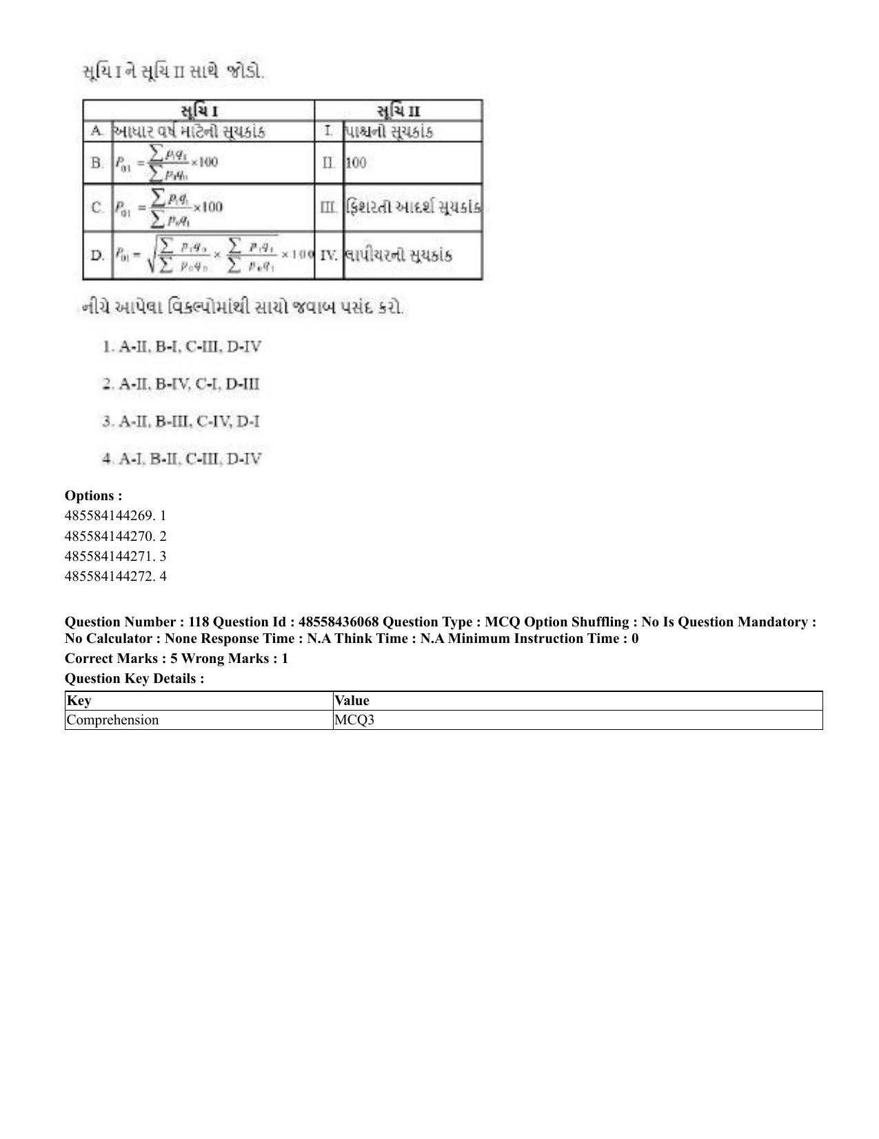 CUET 2023 Domestic Shift 1 Question Papers - 22 June 2023 - Page 538