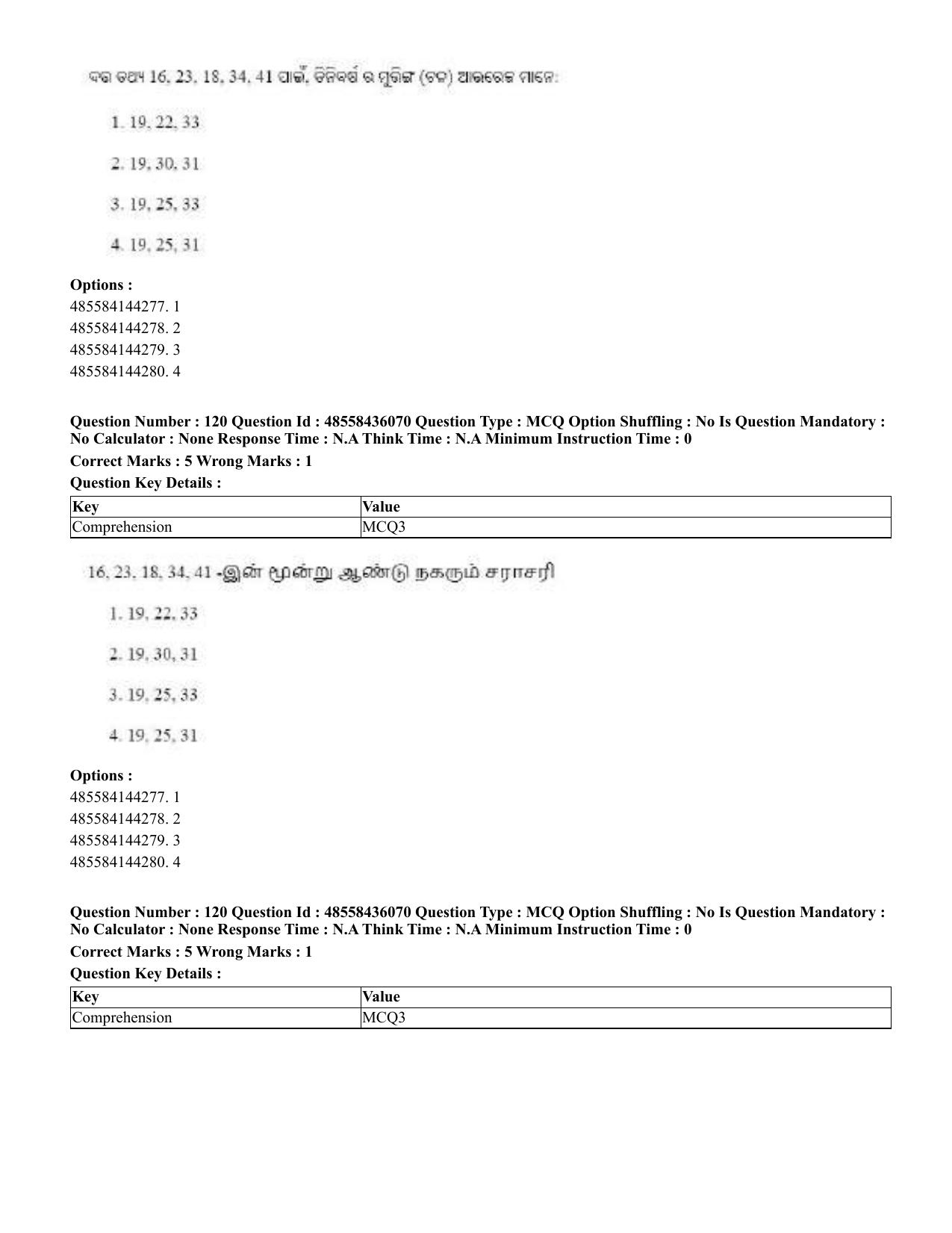 CUET 2023 Domestic Shift 1 Question Papers - 22 June 2023 - Page 557