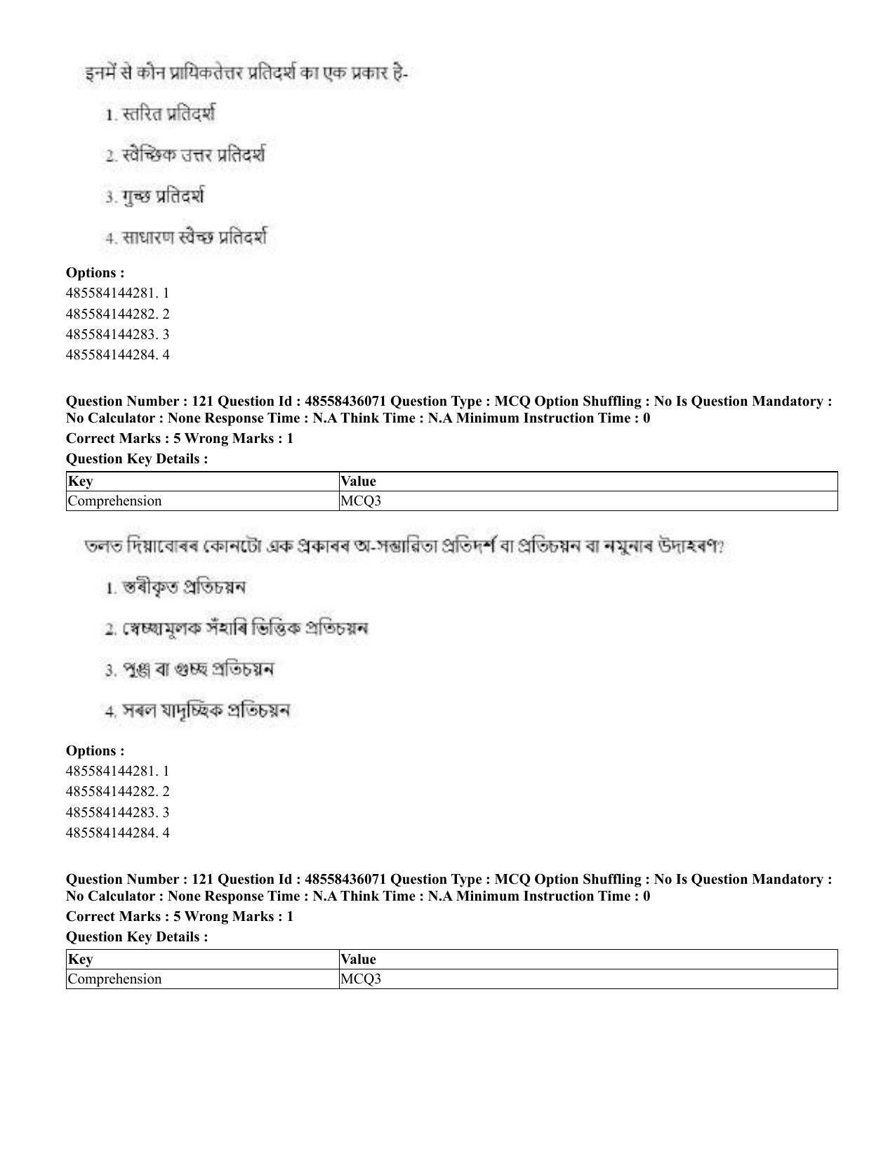 CUET 2023 Domestic Shift 1 Question Papers - 22 June 2023 - Page 560