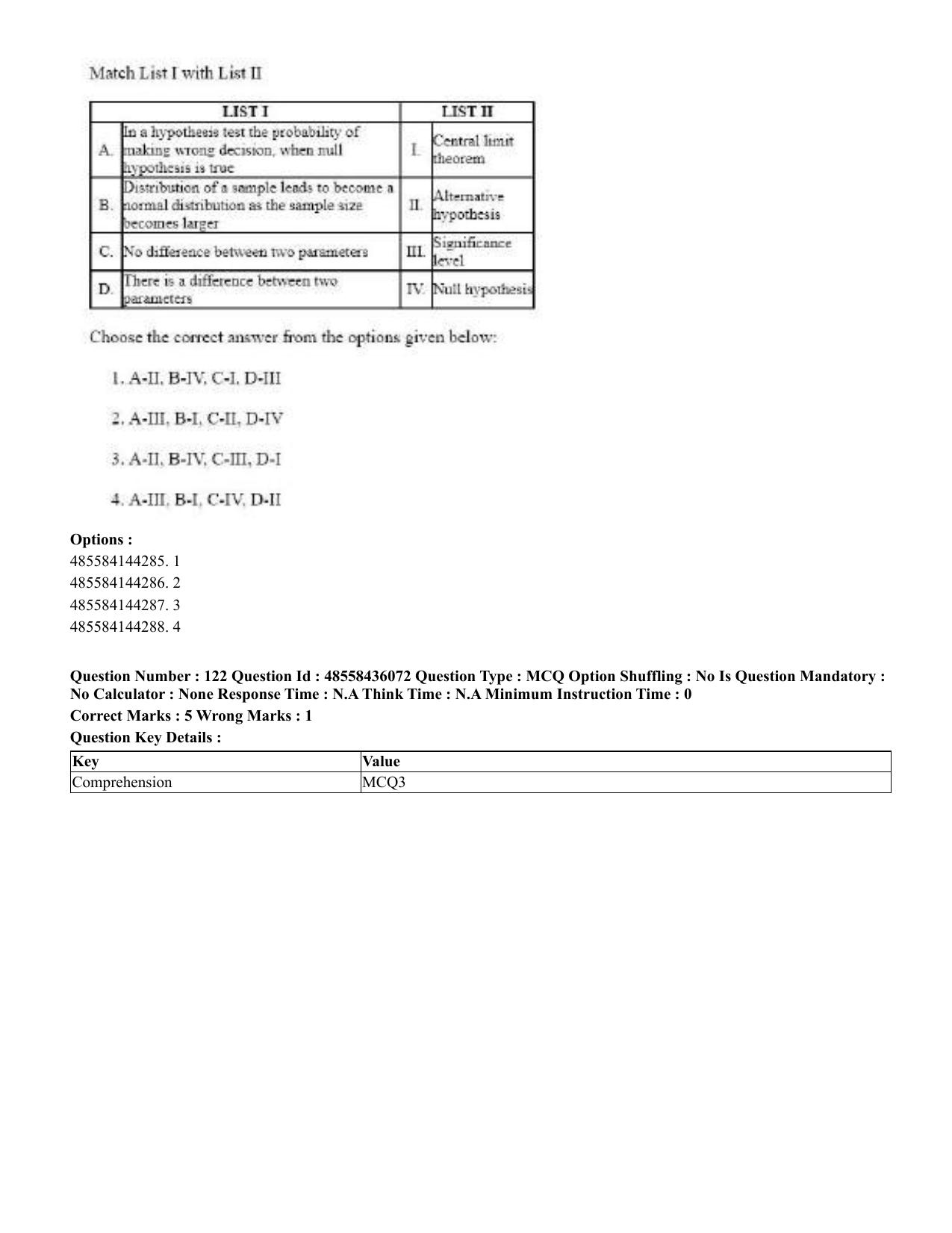 CUET 2023 Domestic Shift 1 Question Papers - 22 June 2023 - Page 566