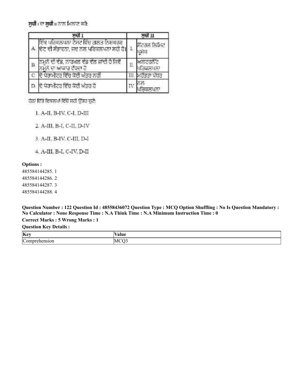 CUET 2023 Domestic Shift 1 Question Papers - 22 June 2023 - Page 577