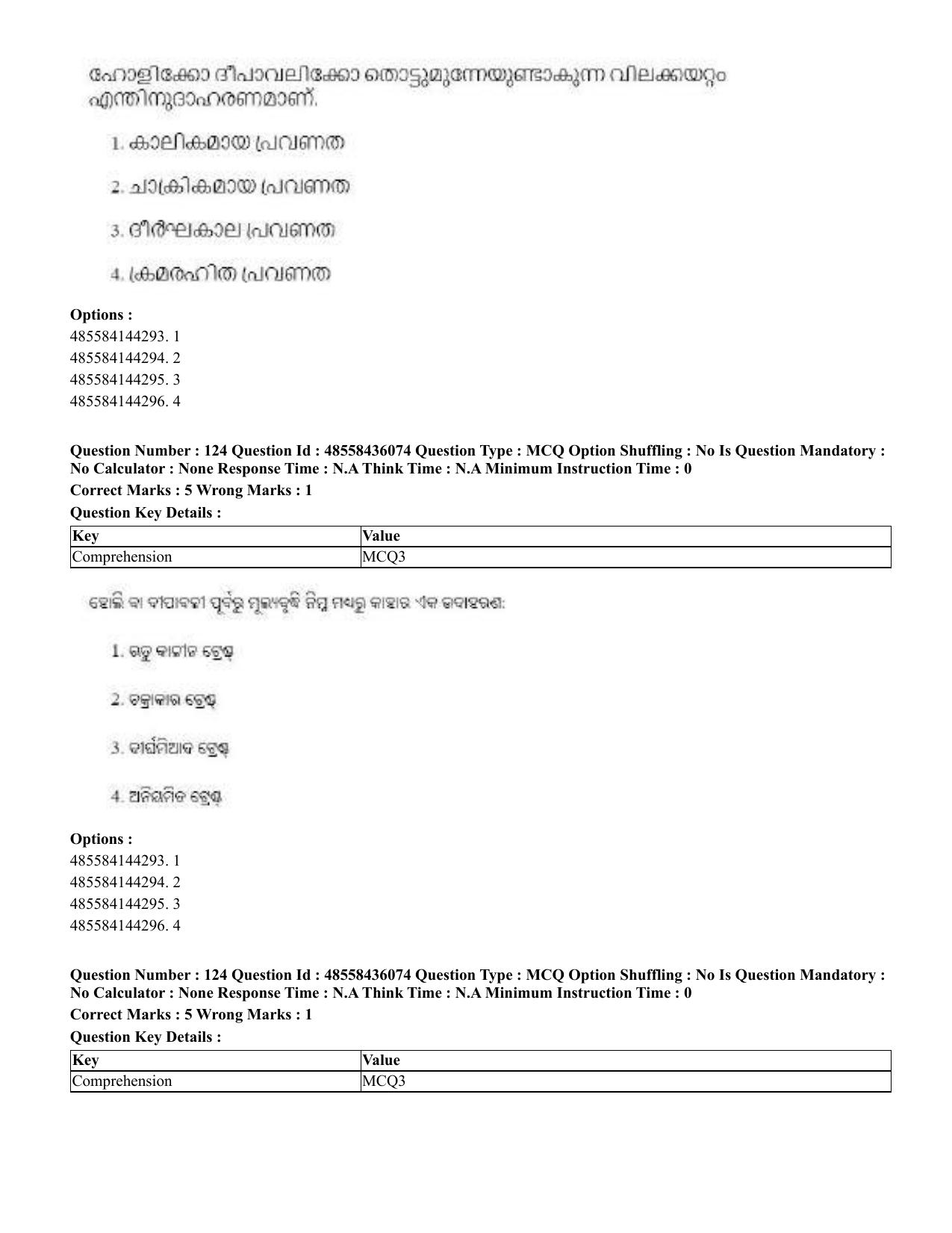 CUET 2023 Domestic Shift 1 Question Papers - 22 June 2023 - Page 591
