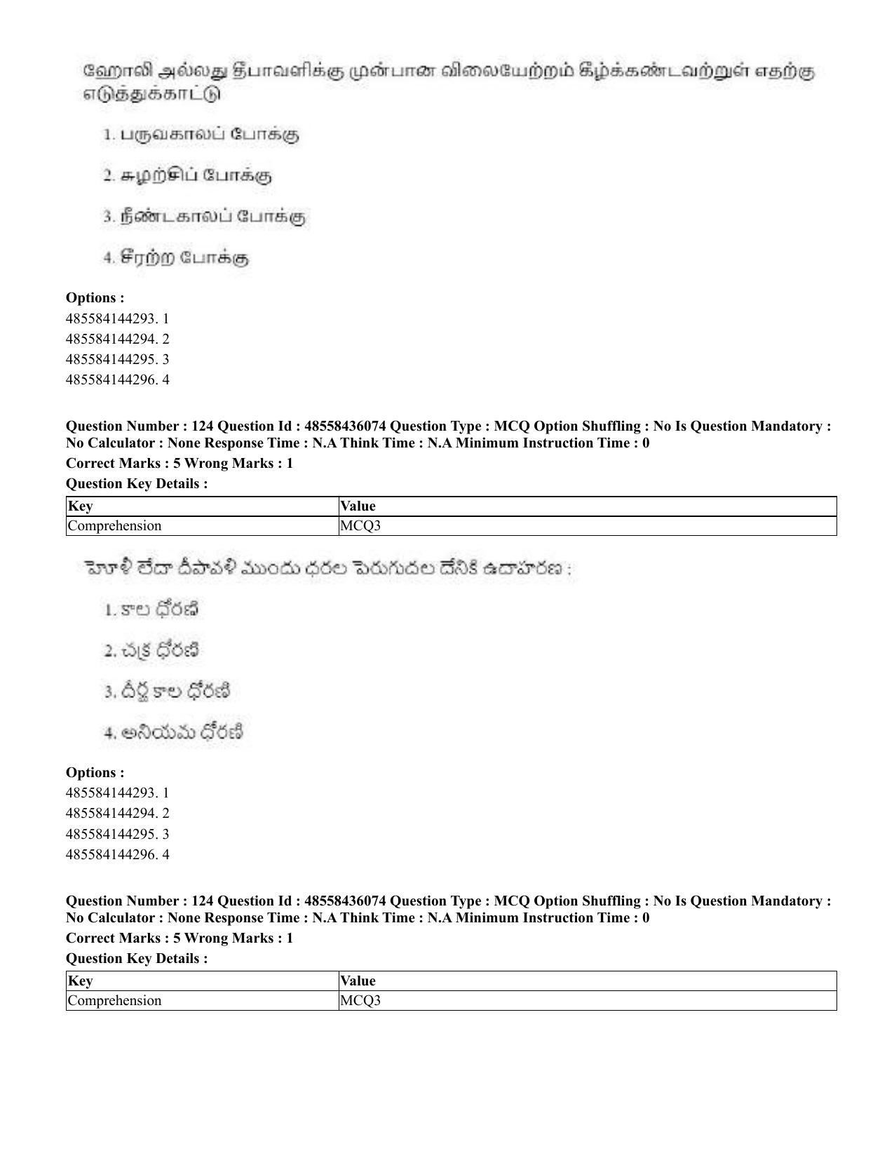 CUET 2023 Domestic Shift 1 Question Papers - 22 June 2023 - Page 592