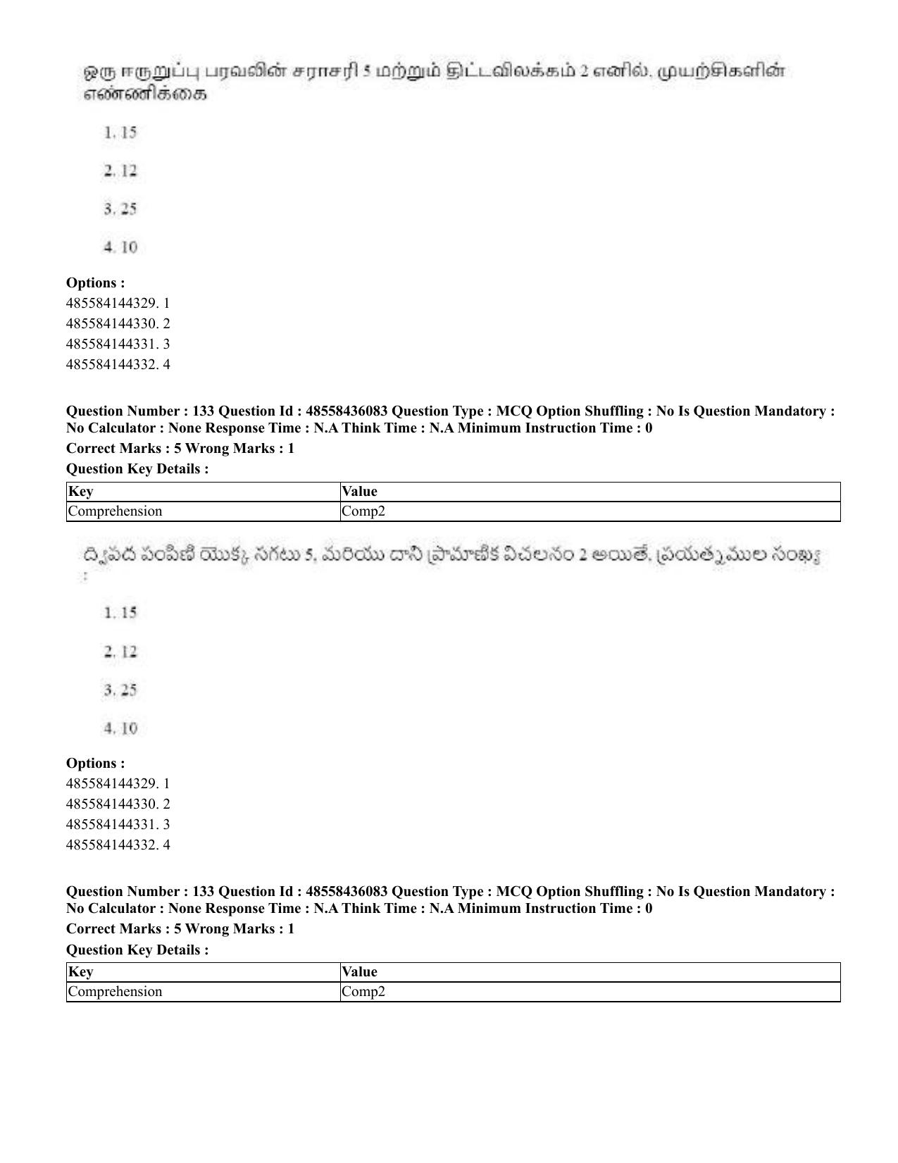 CUET 2023 Domestic Shift 1 Question Papers - 22 June 2023 - Page 655
