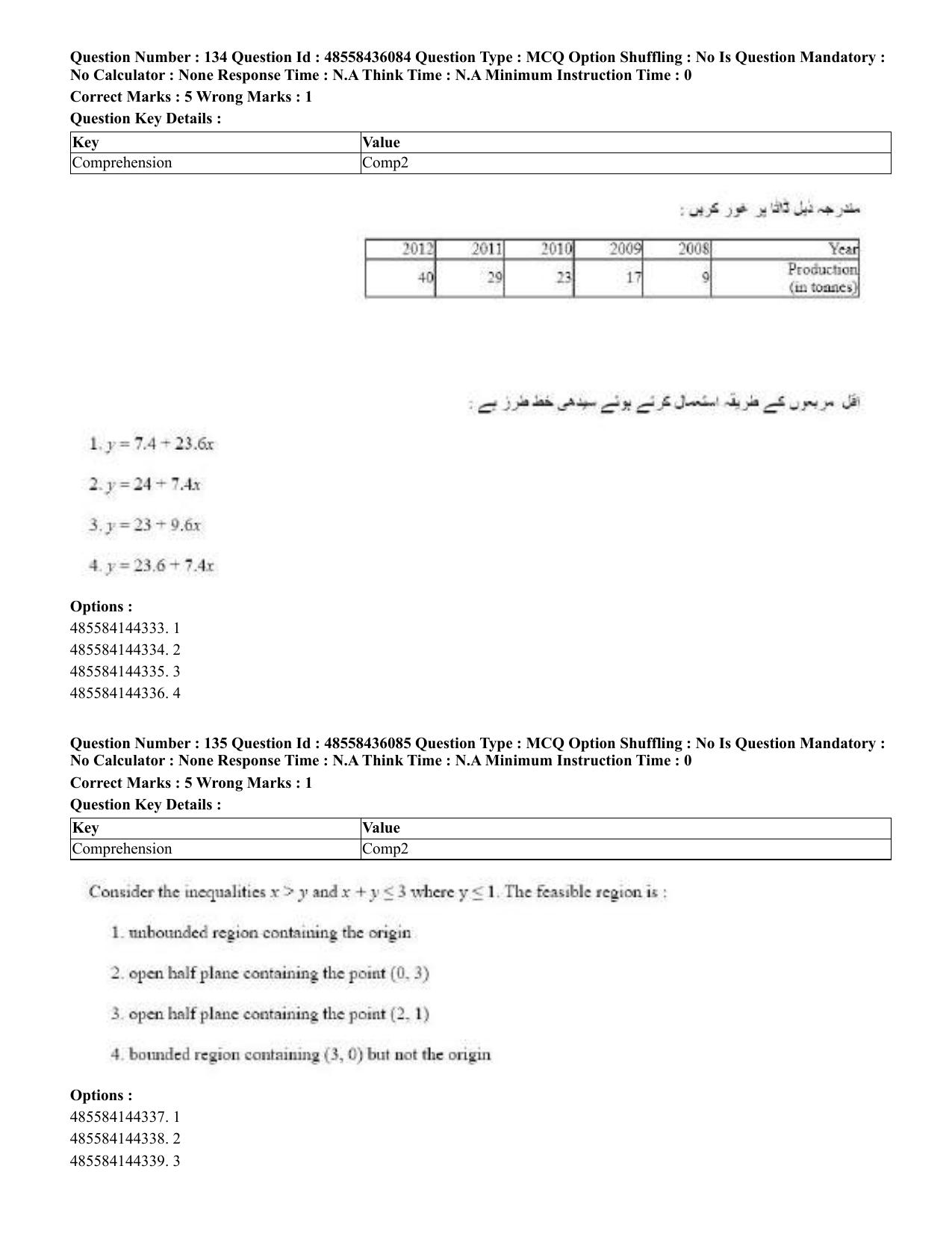 CUET 2023 Domestic Shift 1 Question Papers - 22 June 2023 - Page 664