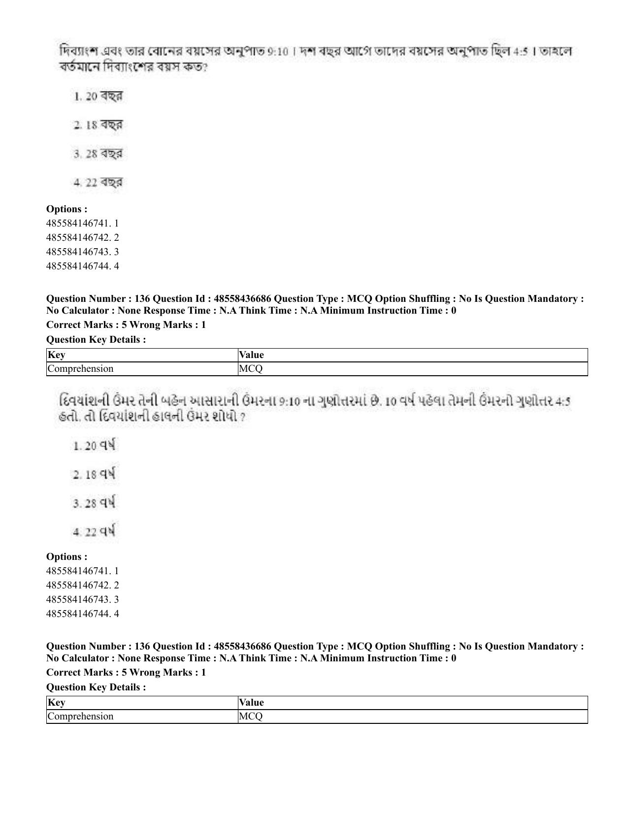 CUET 2023 Domestic Shift 1 Question Papers - 22 June 2023 - Page 673