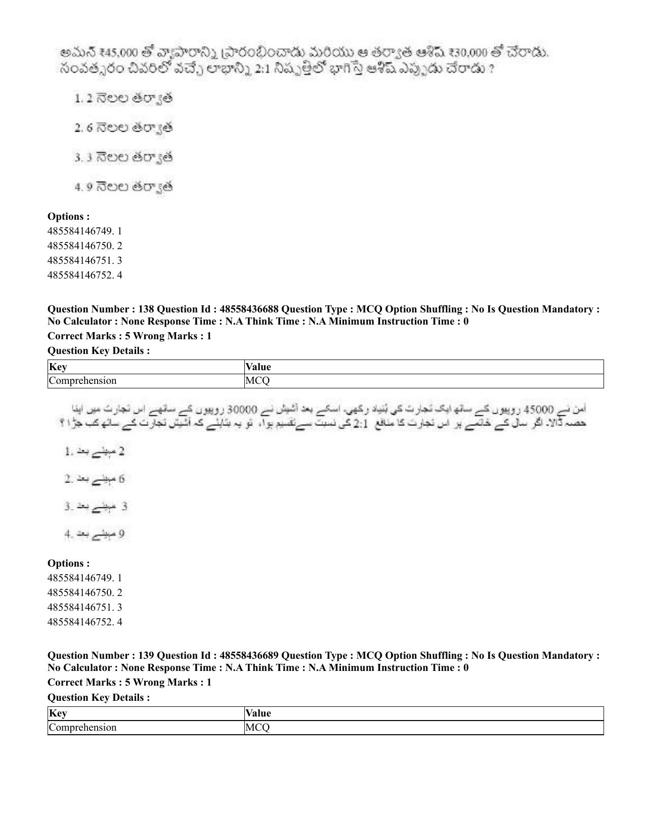 CUET 2023 Domestic Shift 1 Question Papers - 22 June 2023 - Page 690