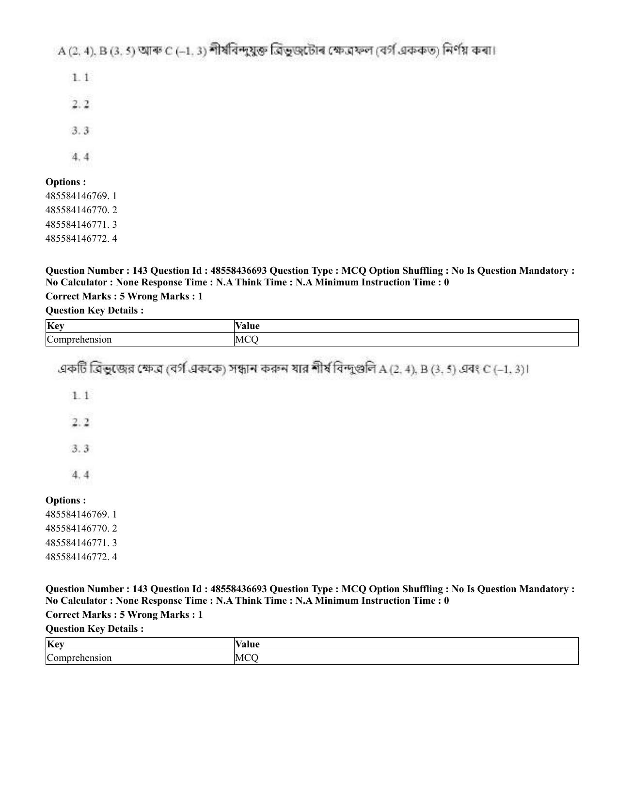 CUET 2023 Domestic Shift 1 Question Papers - 22 June 2023 - Page 718