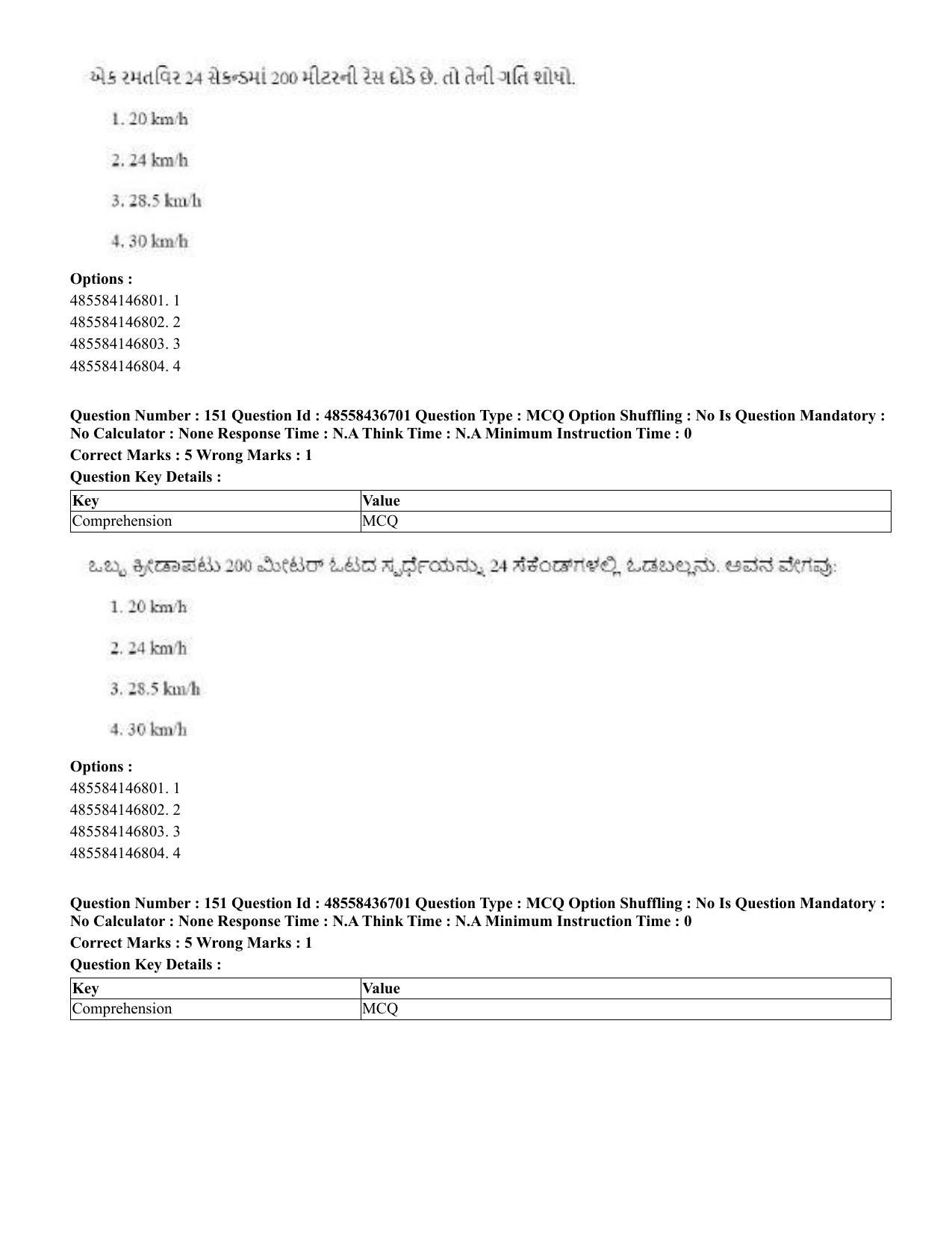 CUET 2023 Domestic Shift 1 Question Papers - 22 June 2023 - Page 772