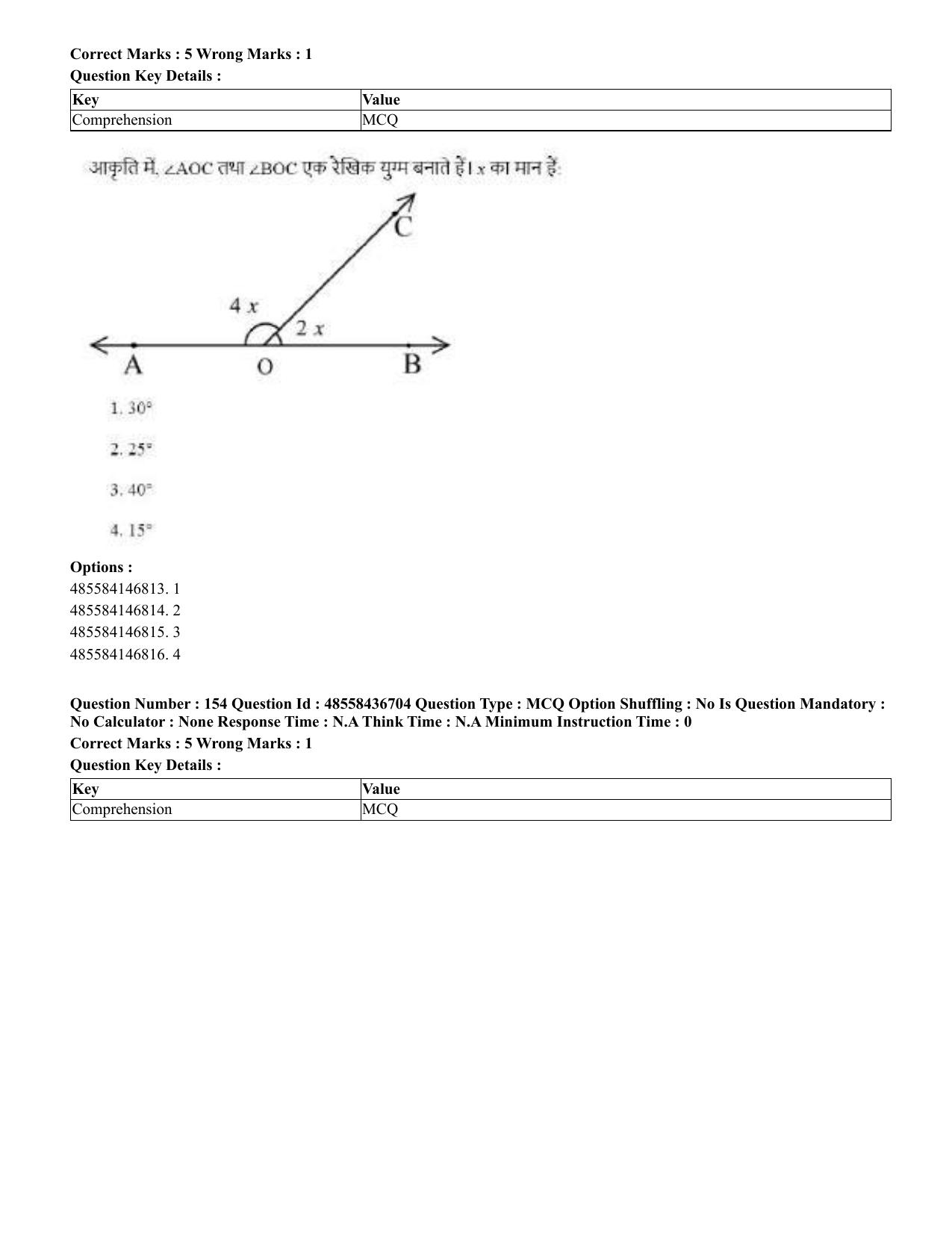 CUET 2023 Domestic Shift 1 Question Papers - 22 June 2023 - Page 790