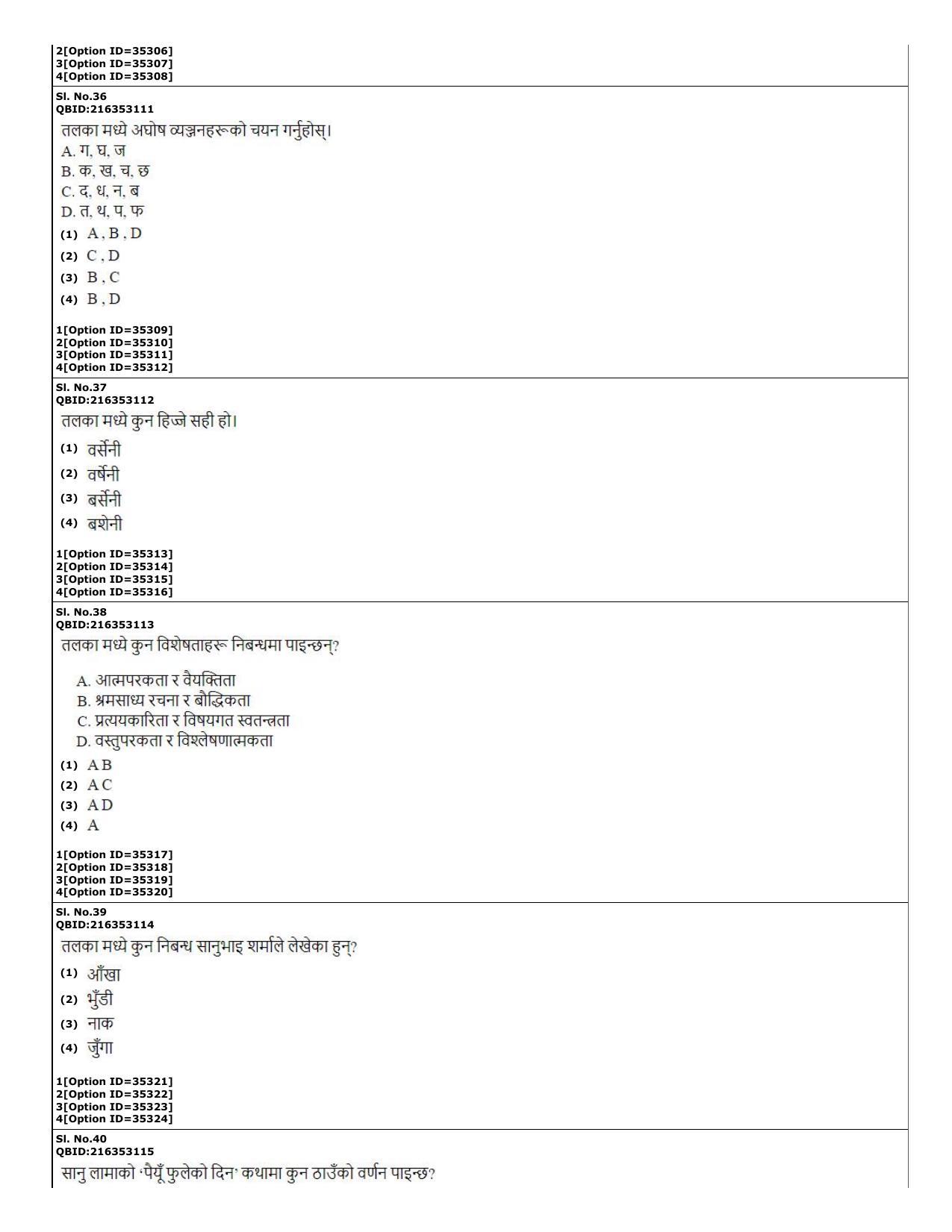 CUET (PG) 2022: PGQP-60 Nepali (10-09-2022) Question Paper - Page 13