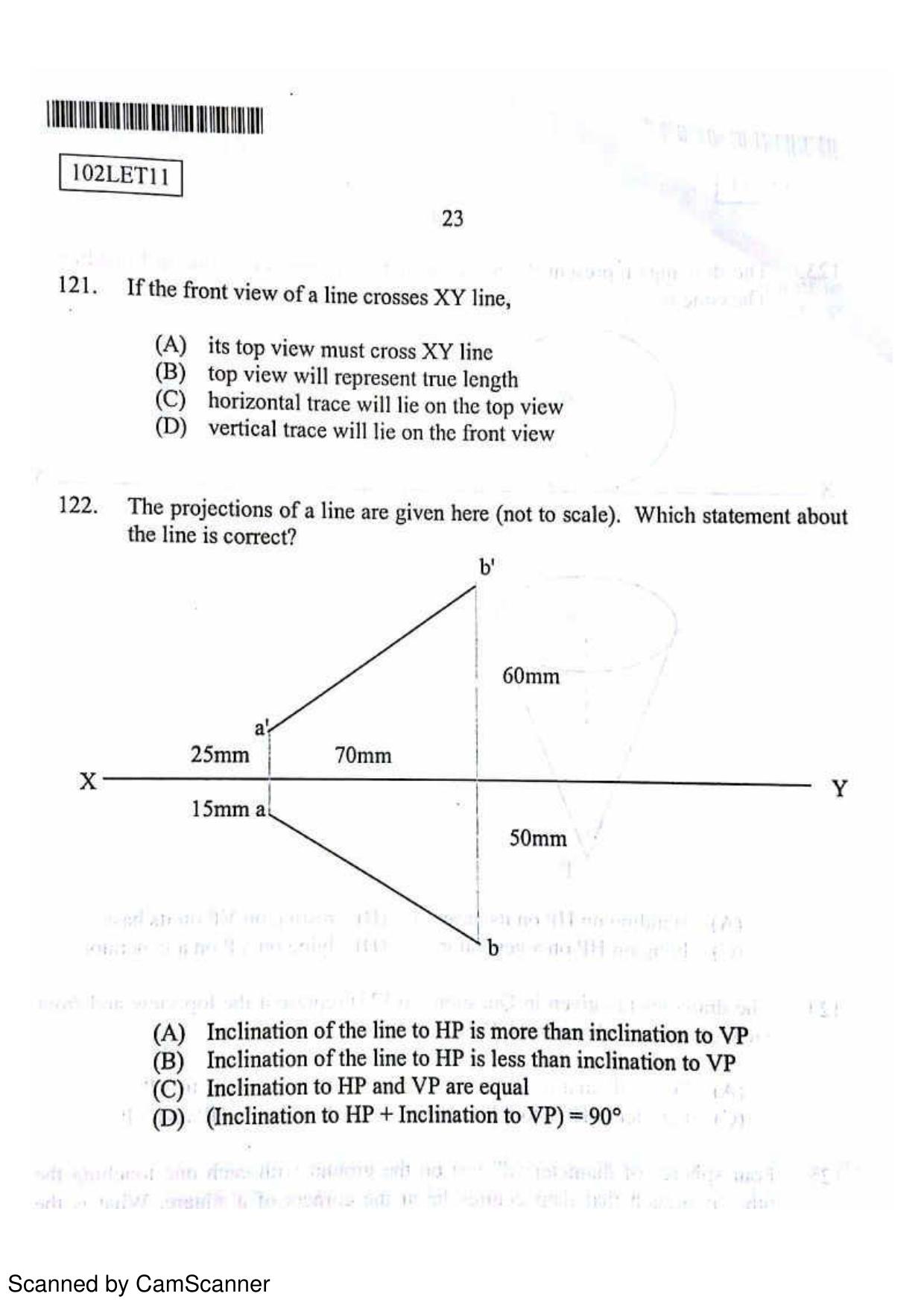 CUSAT CAT 2011 Lateral Entry Question Paper - Page 24