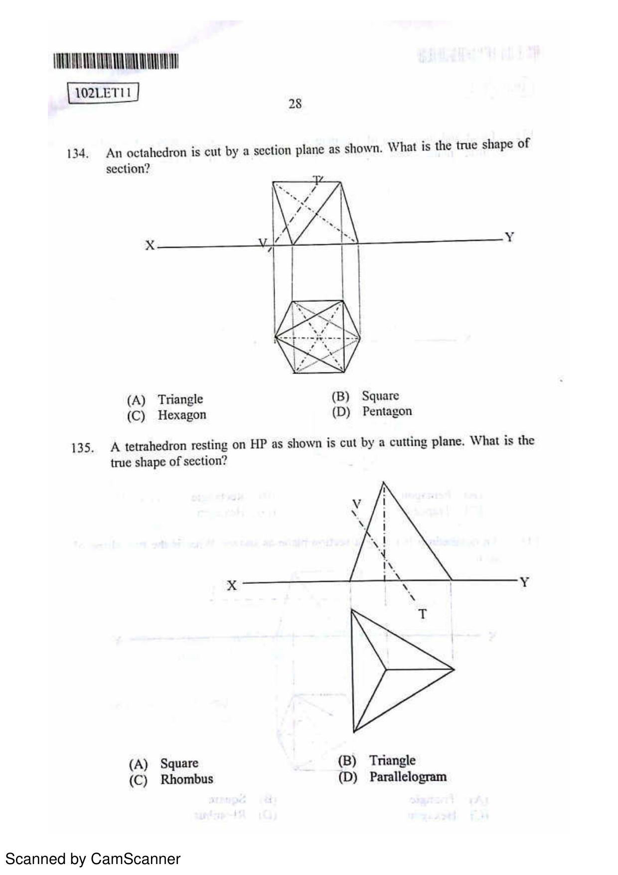 CUSAT CAT 2011 Lateral Entry Question Paper - Page 29