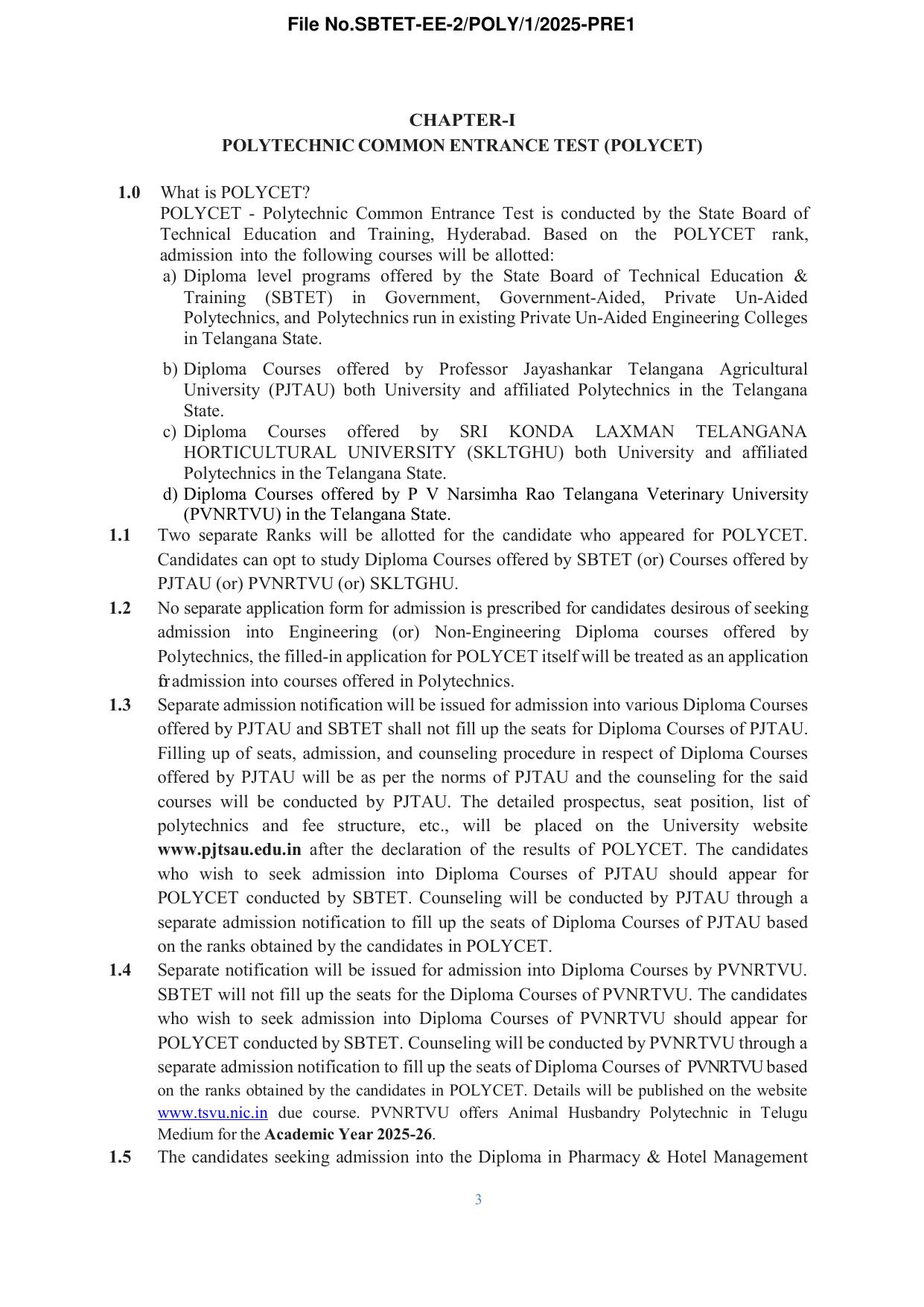 TS POLYCET Syllabus 2025 - Page 4