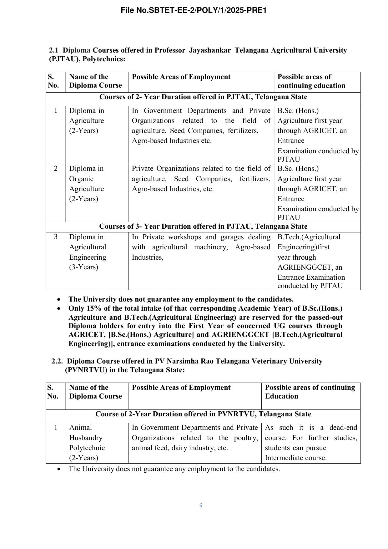 TS POLYCET Syllabus 2025 - Page 10