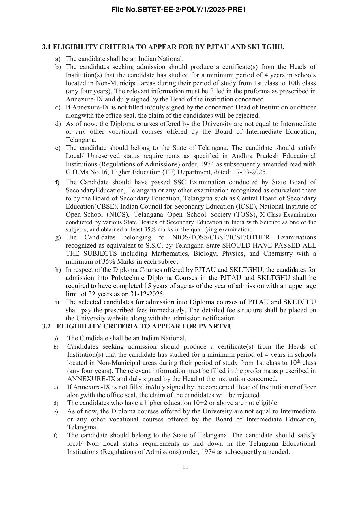 TS POLYCET Syllabus 2025 - Page 12
