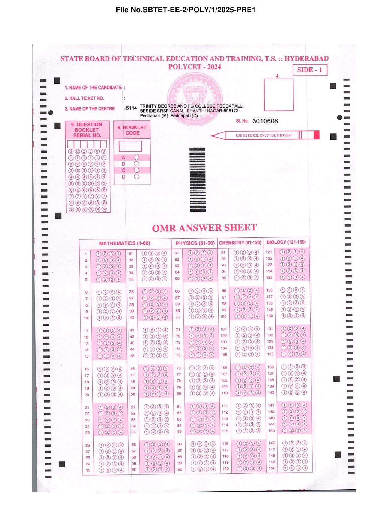 TS POLYCET Syllabus 2025 - Page 19