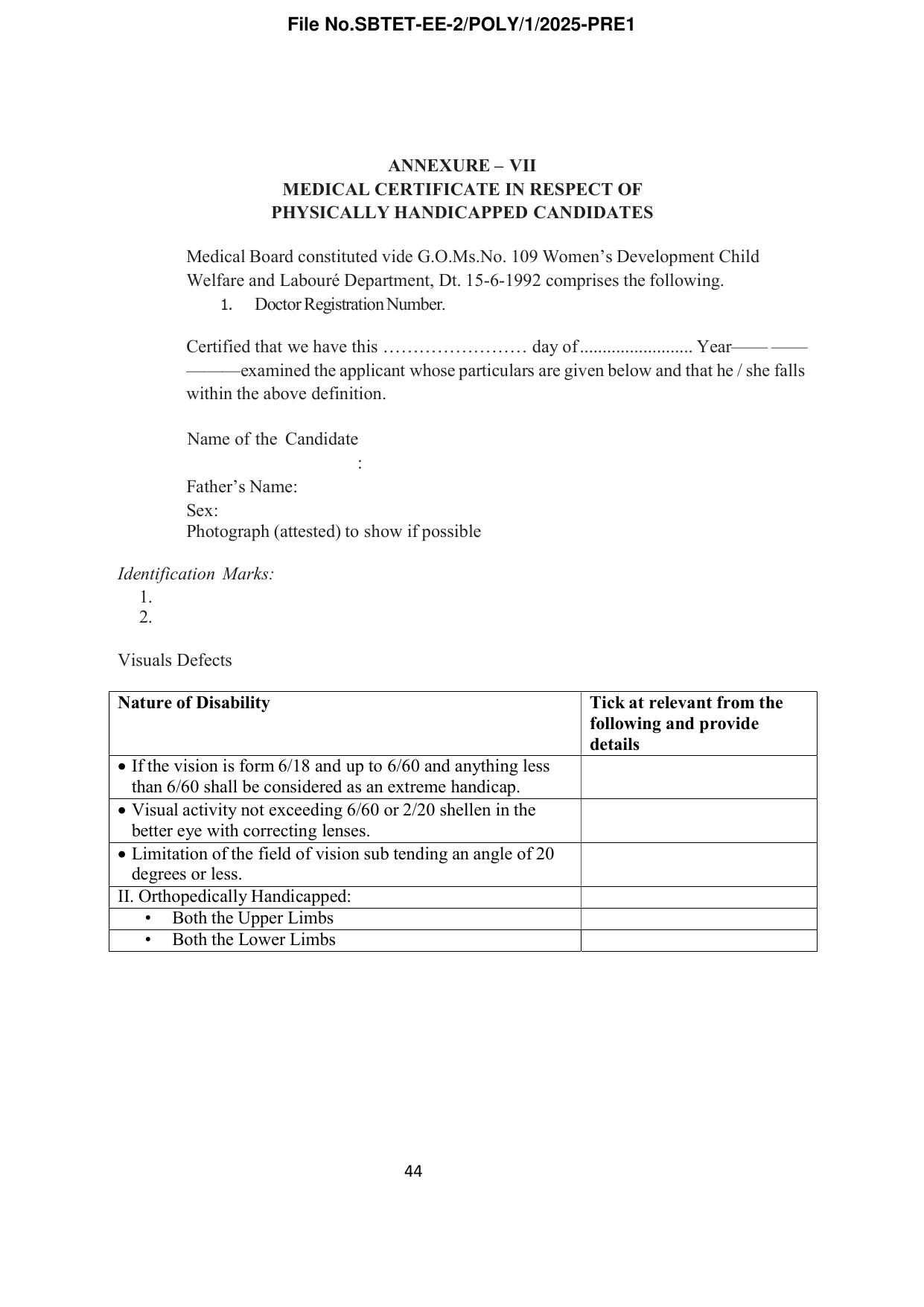 TS POLYCET Syllabus 2025 - Page 45