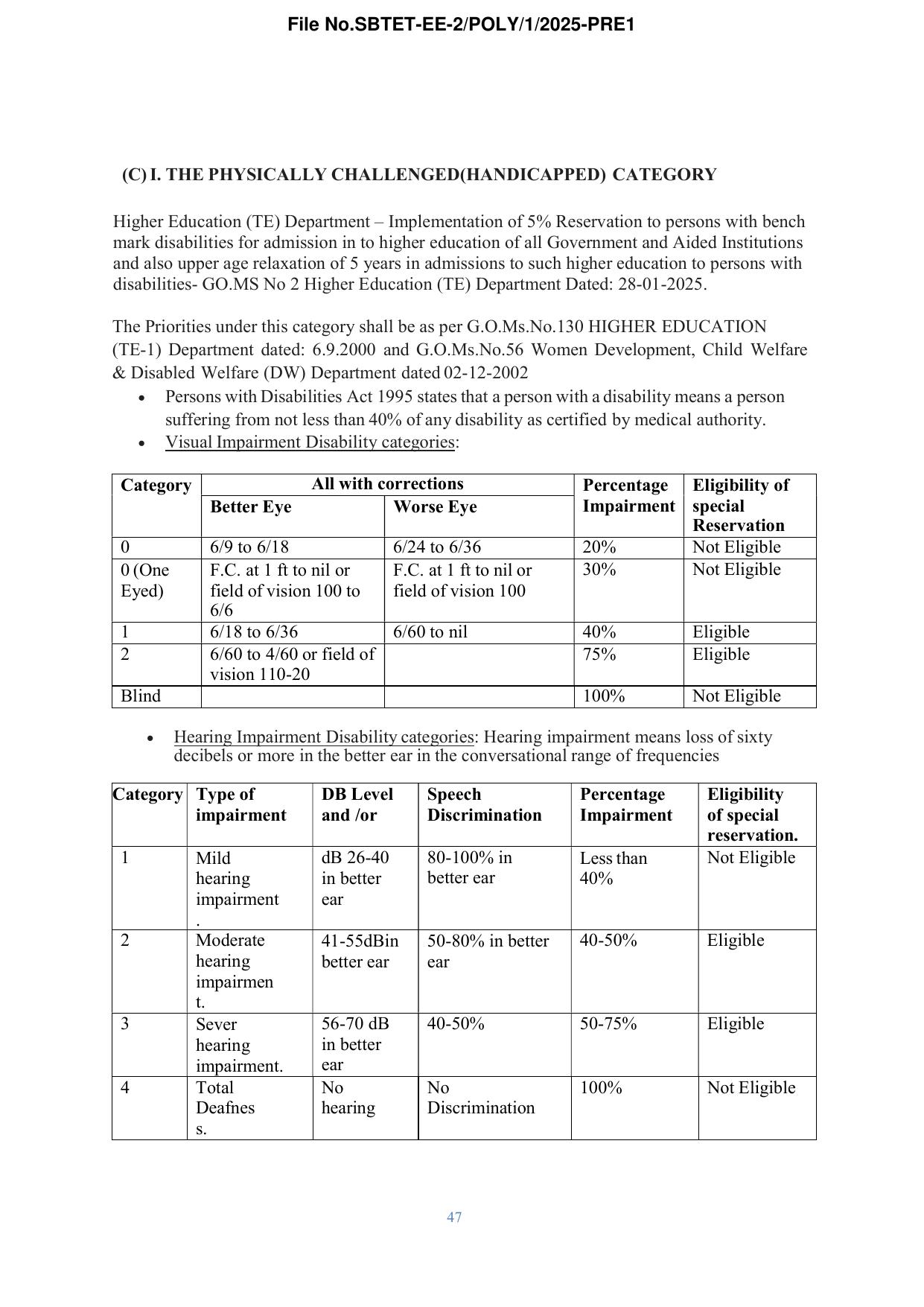TS POLYCET Syllabus 2025 - Page 48