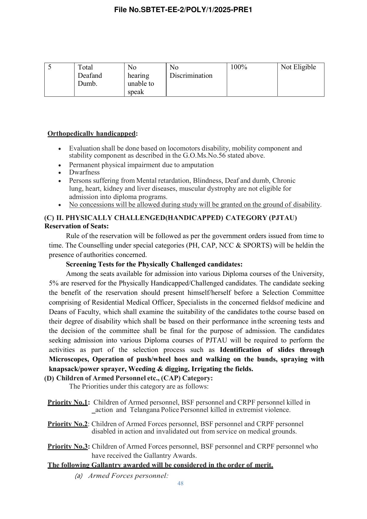 TS POLYCET Syllabus 2025 - Page 49