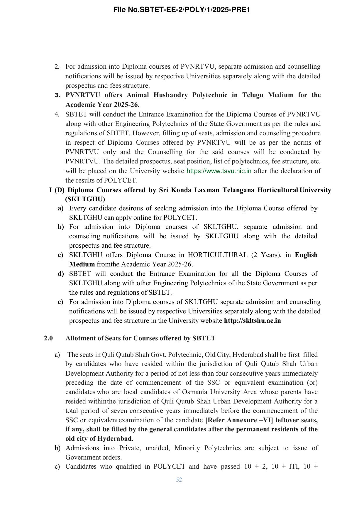 TS POLYCET Syllabus 2025 - Page 53