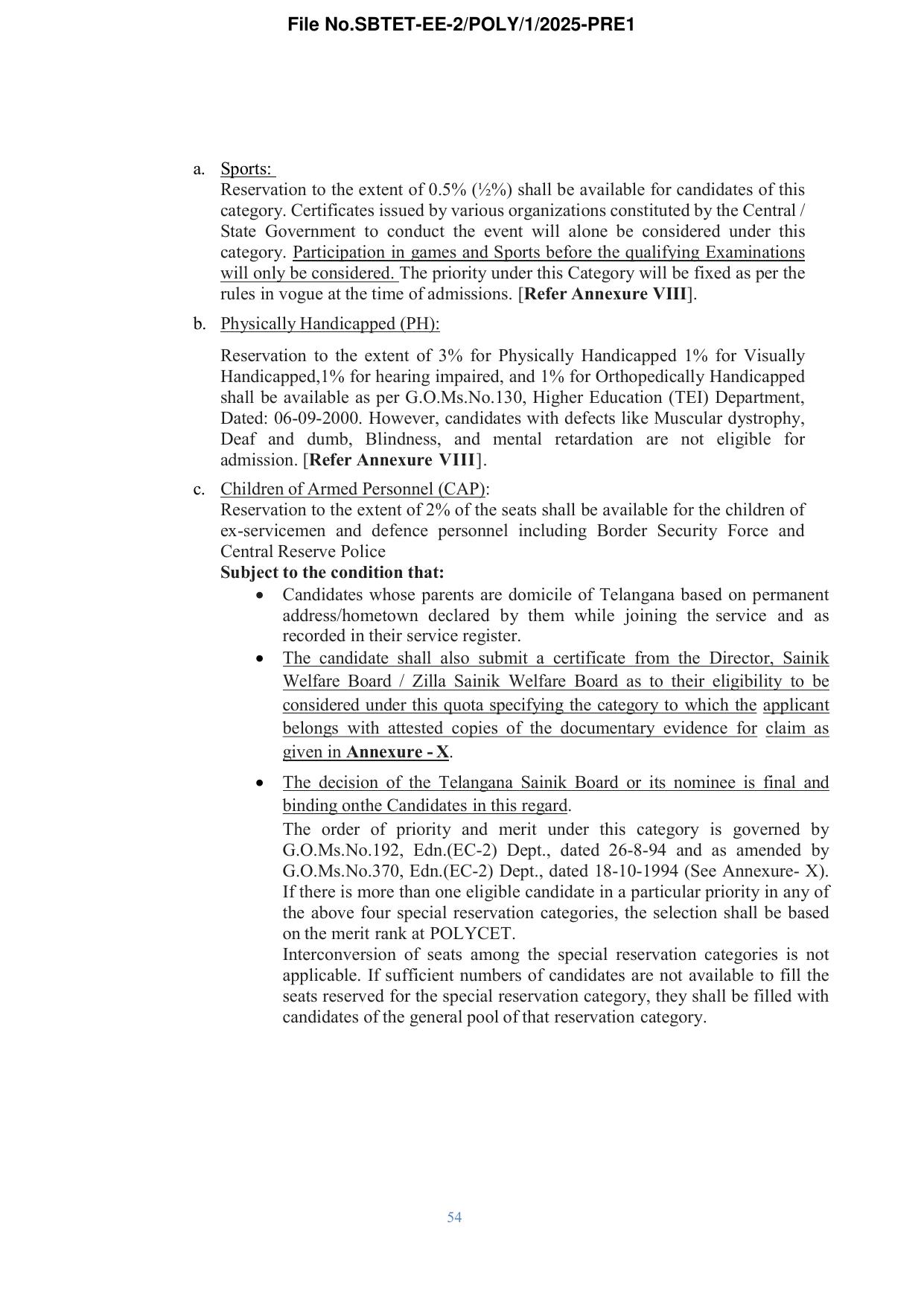 TS POLYCET Syllabus 2025 - Page 55
