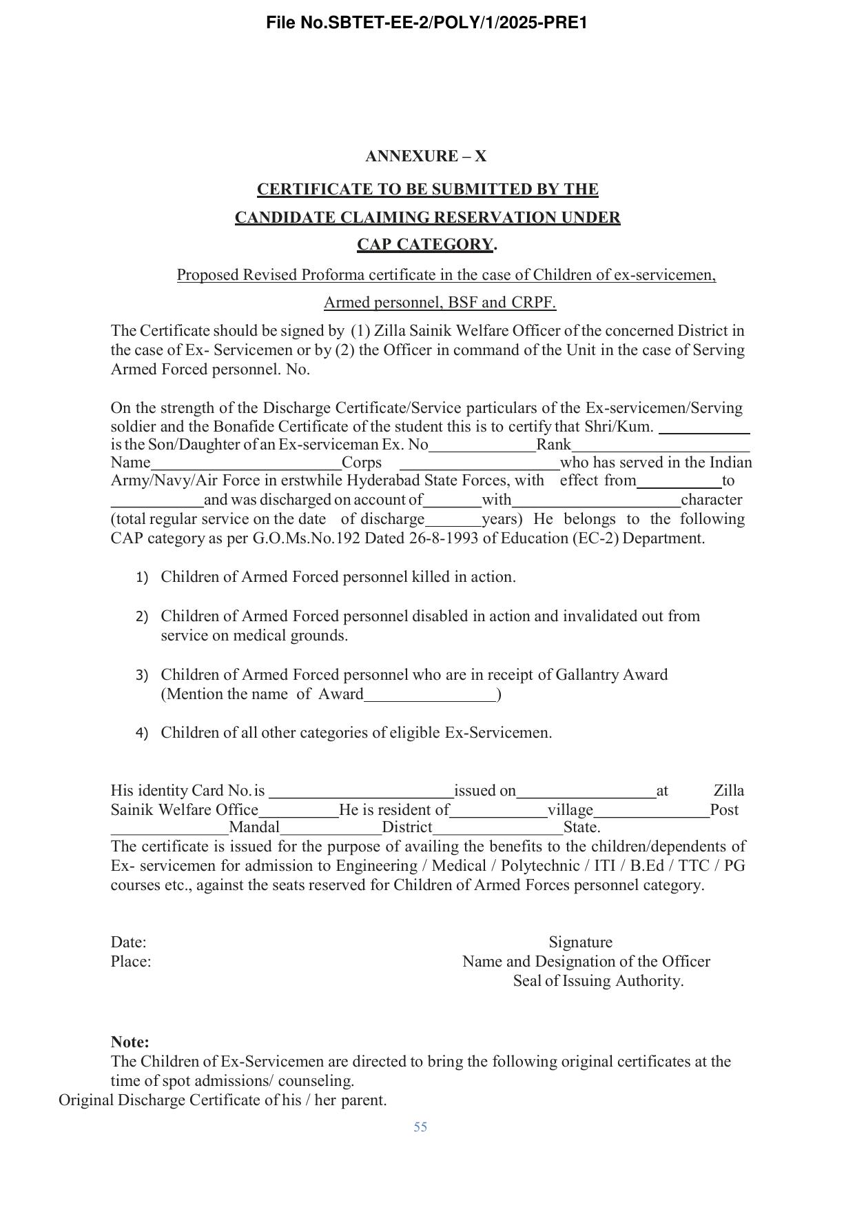 TS POLYCET Syllabus 2025 - Page 56