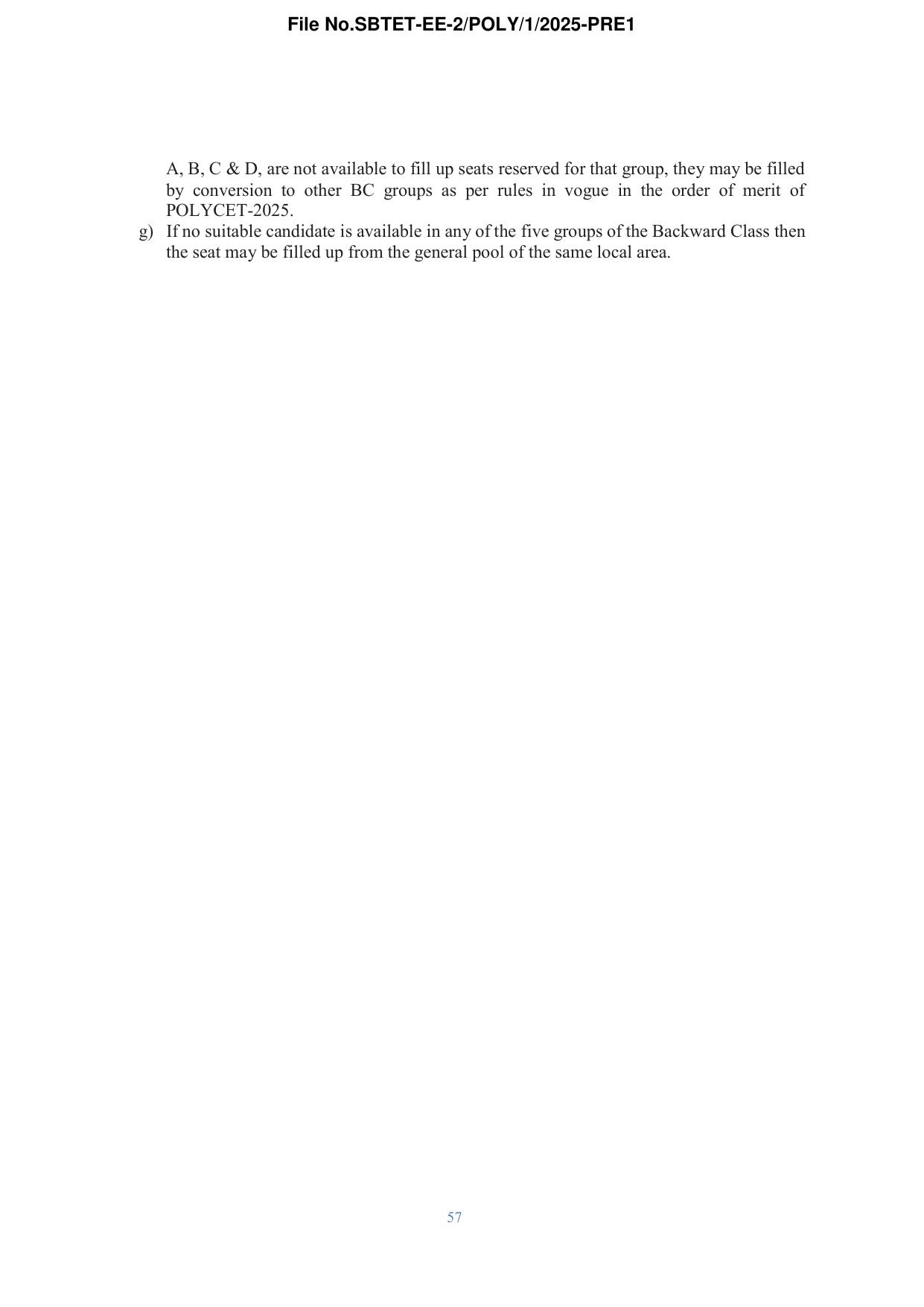 TS POLYCET Syllabus 2025 - Page 58