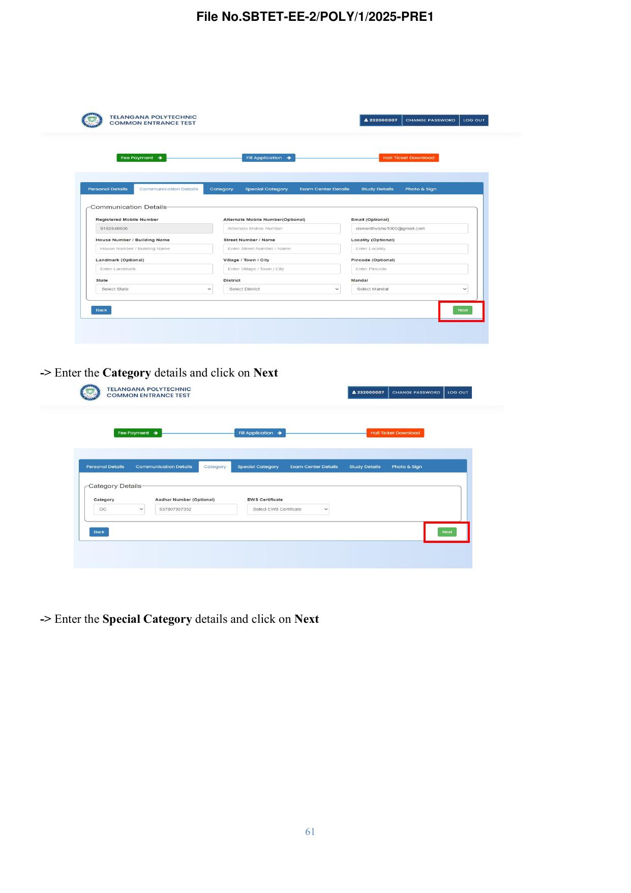 TS POLYCET Syllabus 2025 - Page 62