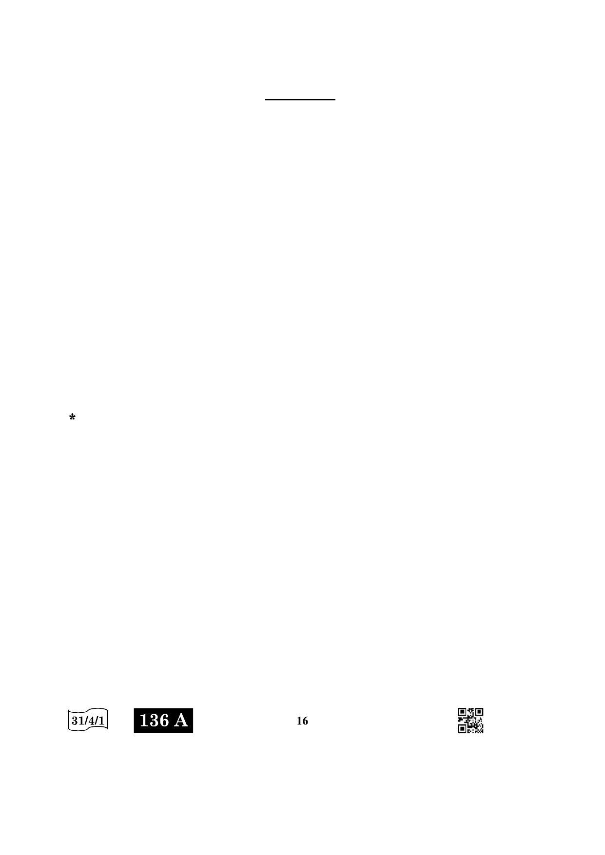 CBSE Class 10 31-4-1 Science 2022 Question Paper - Page 16