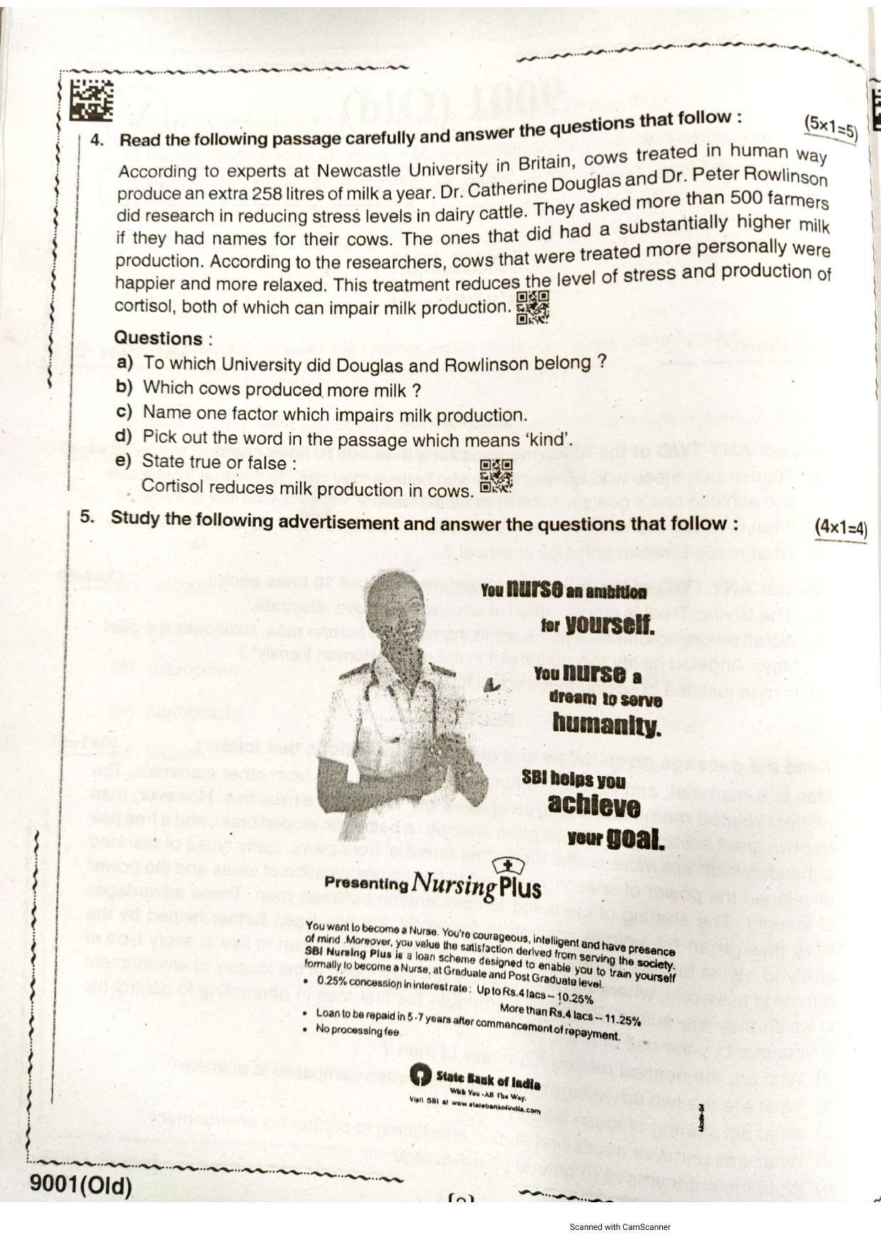AP Intermediate 2nd Year Vocational Question Paper September-2021- English-II(9001)Old - Page 2
