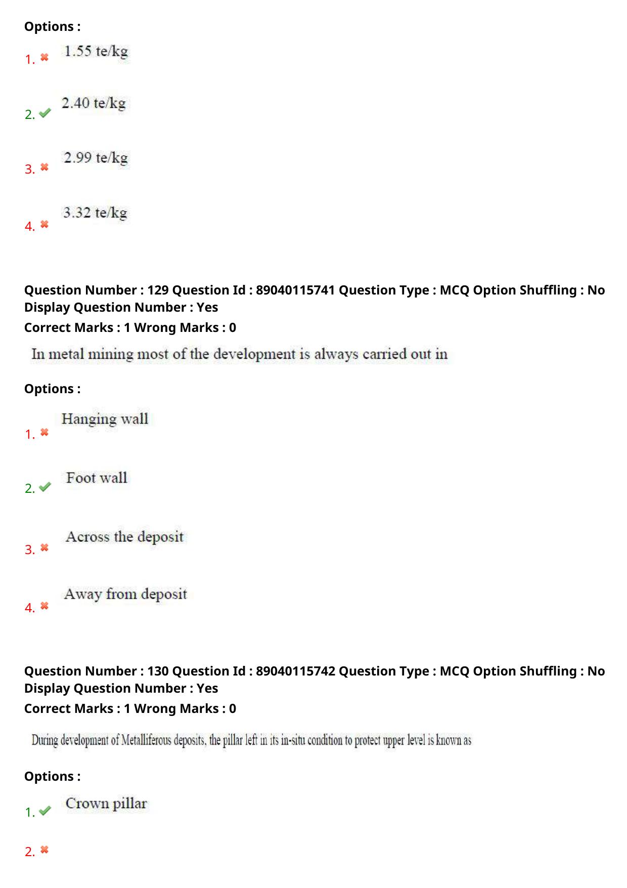 AP ECET 2025 Mining Engineering 06th May 2025 (Shift 2) Question Paper wth Key - Page 63