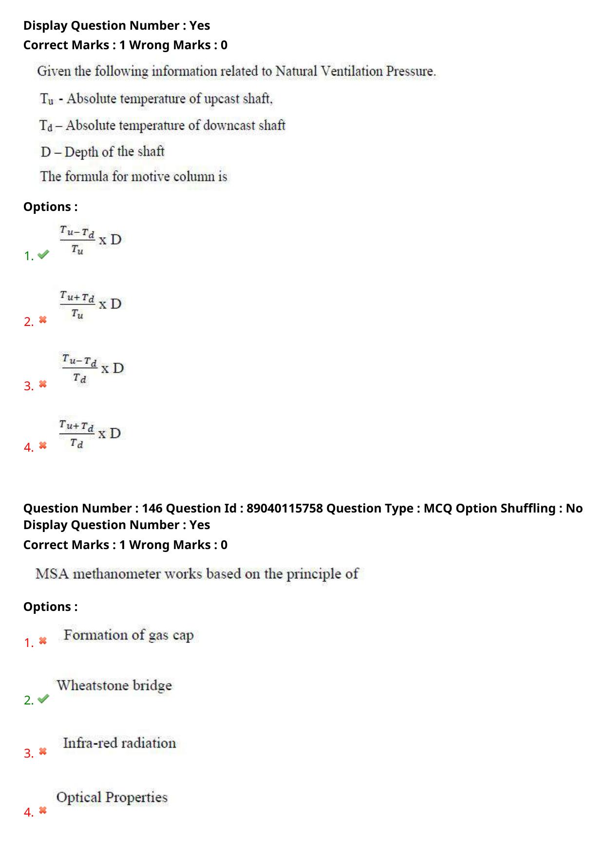 AP ECET 2025 Mining Engineering 06th May 2025 (Shift 2) Question Paper wth Key - Page 71