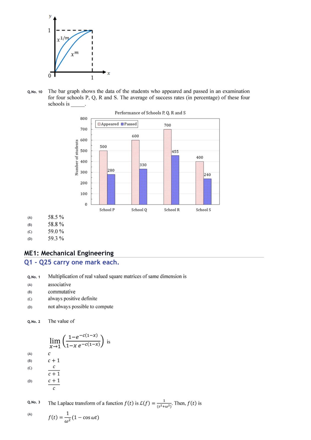 GATE 2020 Mechanical Engineering (ME) Question Paper - Page 4