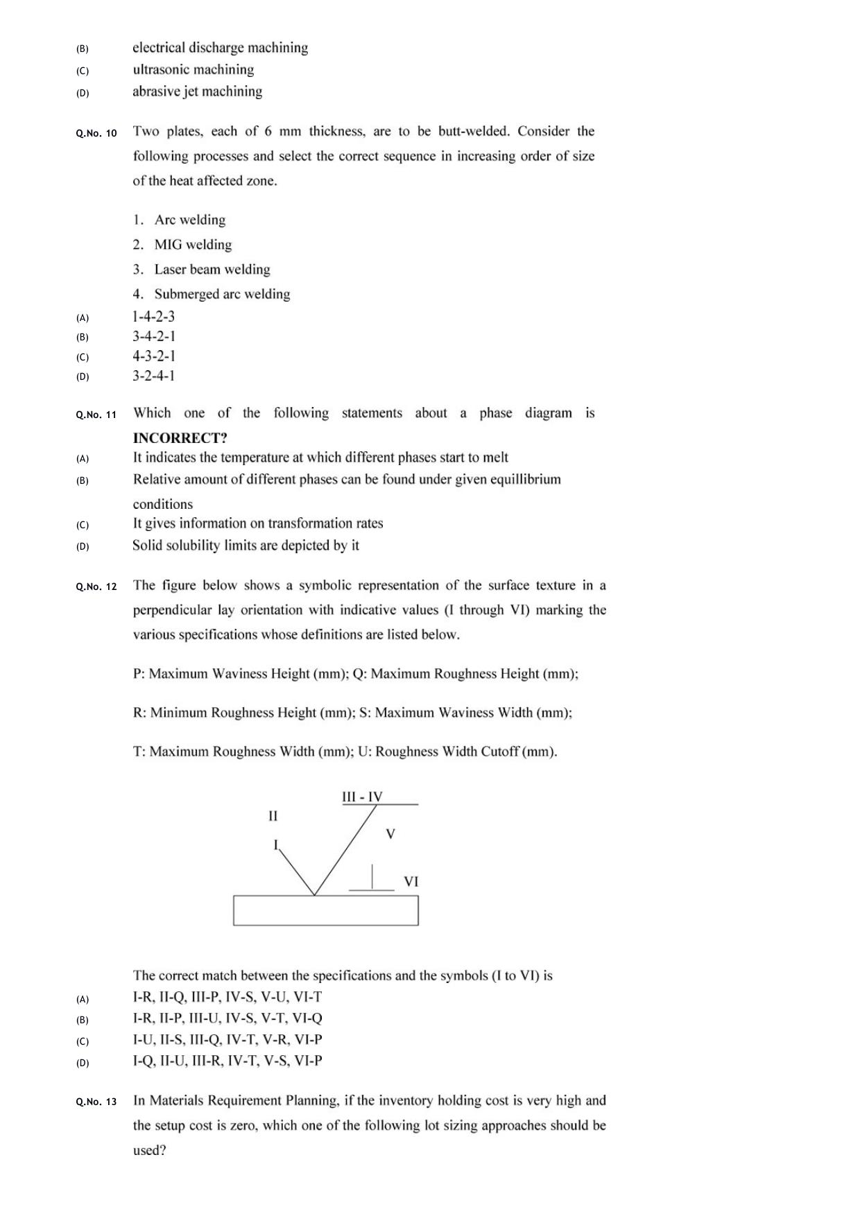 GATE 2020 Mechanical Engineering (ME) Question Paper - Page 27