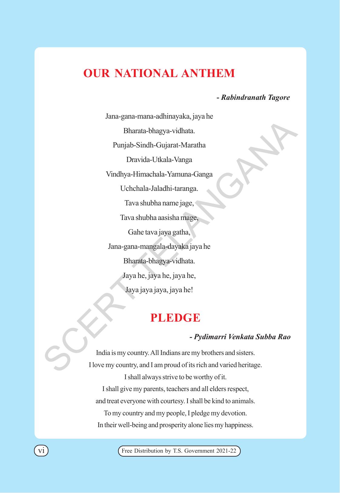 TS SCERT Class 5  English(English Medium) Text Book - Page 8