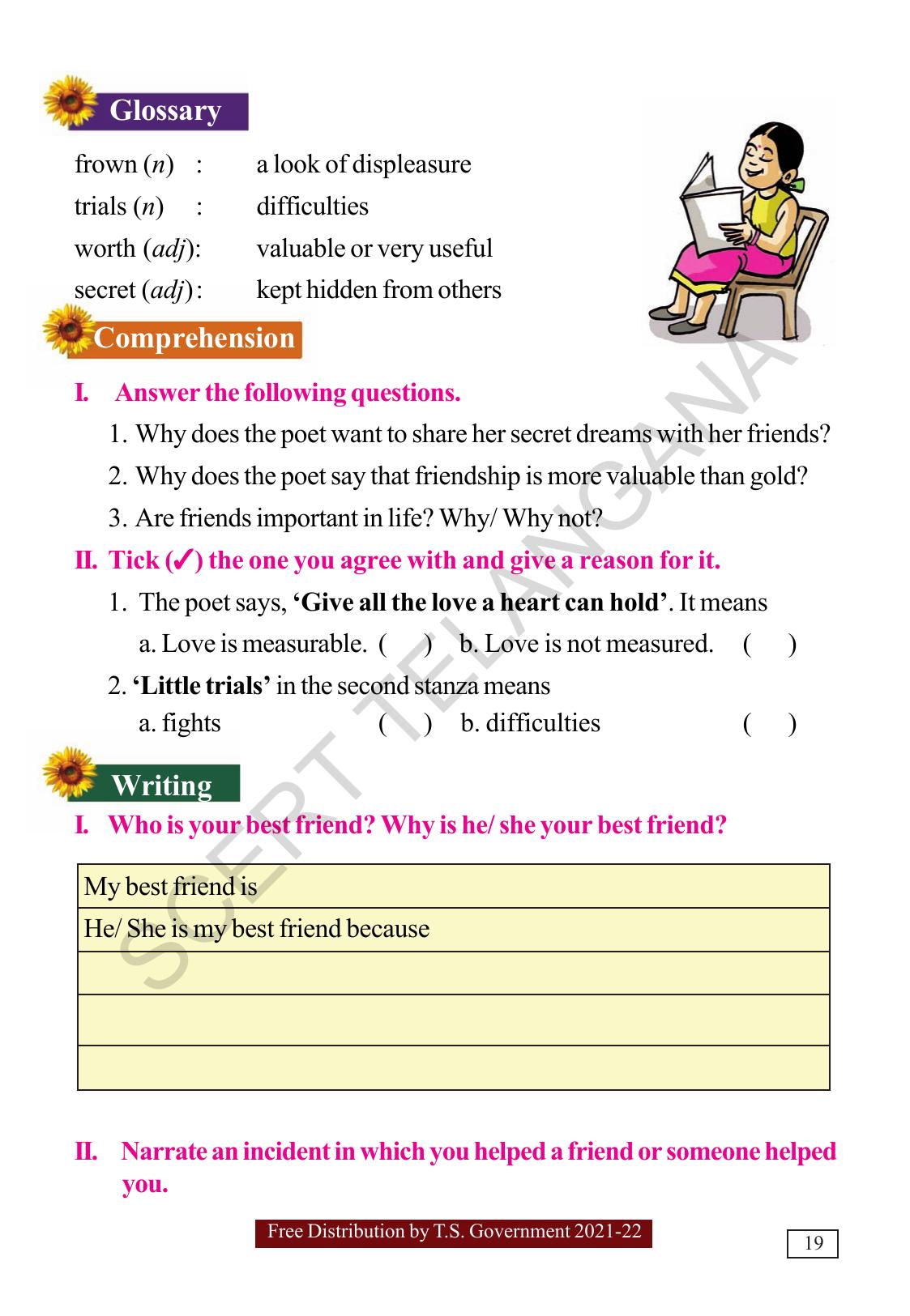 TS SCERT Class 5  English(English Medium) Text Book - Page 27