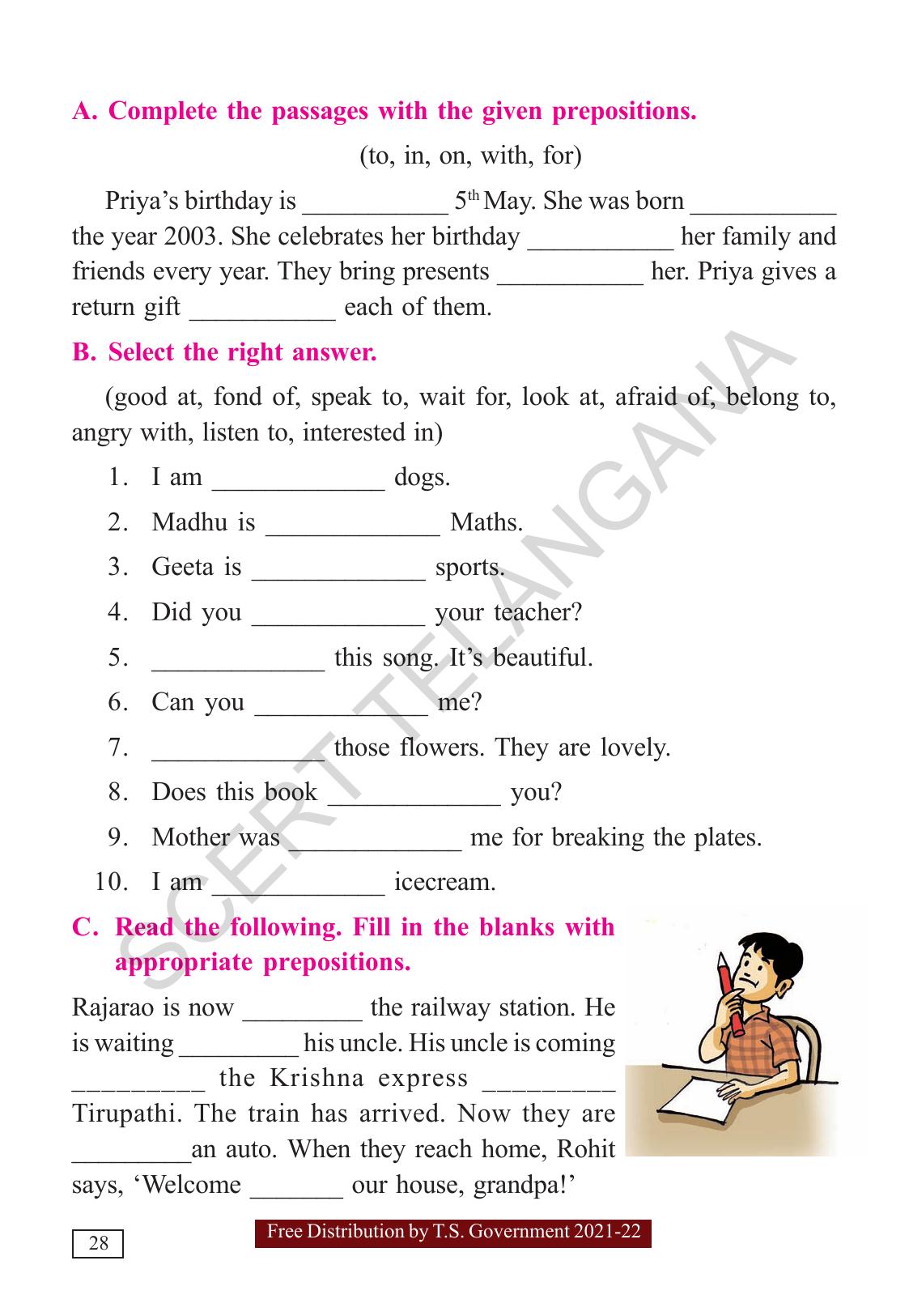 TS SCERT Class 5  English(English Medium) Text Book - Page 36