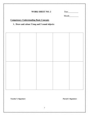 Worksheets for Class 2 Maths Assignment 31 What is Long