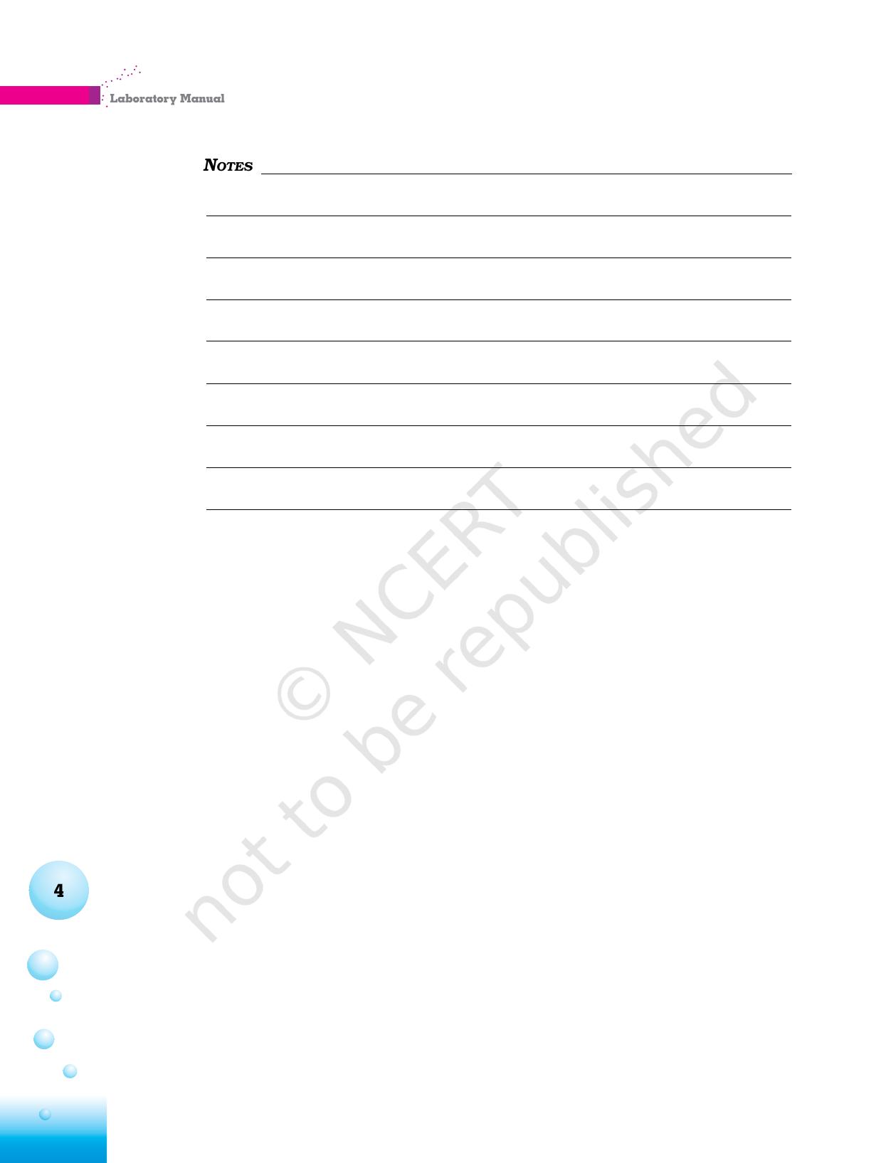NCERT Laboratory Manuals for Class VI to VIII Science - About this Manual - Page 4