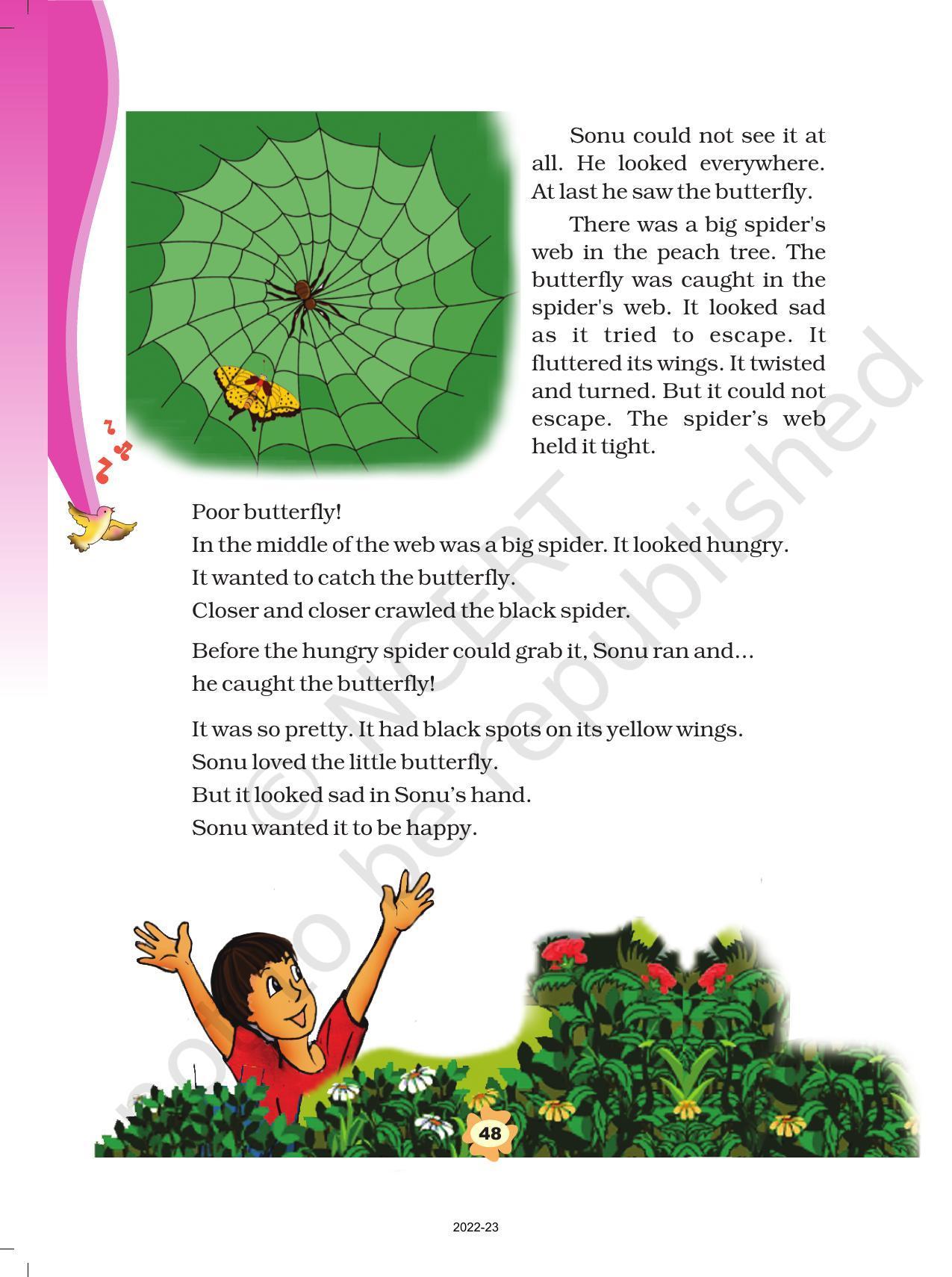 NCERT Book for Class 3 English: Unit V.2-The Yellow Butterfly - Page 6