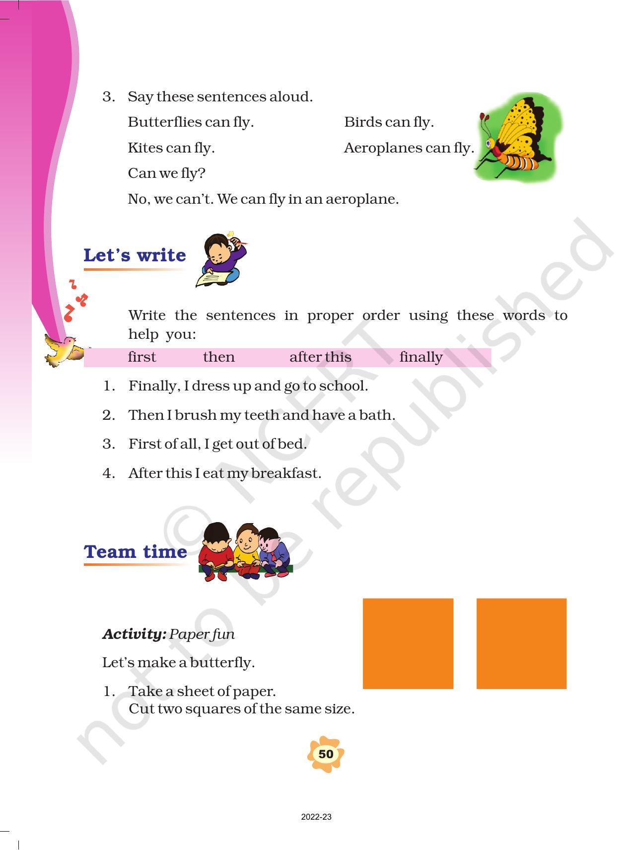 NCERT Book for Class 3 English: Unit V.2-The Yellow Butterfly - Page 8