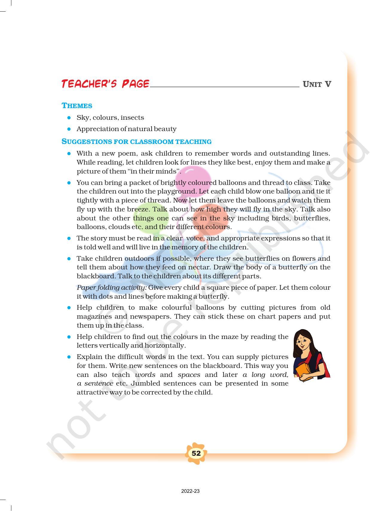 NCERT Book for Class 3 English: Unit V.2-The Yellow Butterfly - Page 10