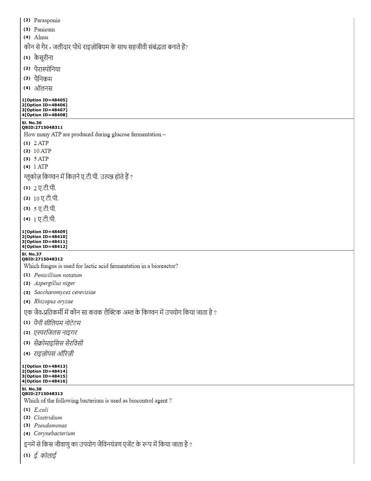 CUET (PG) 2022: PGQP-78 Applied Microbiology (11-09-2022) Question Paper - Page 14